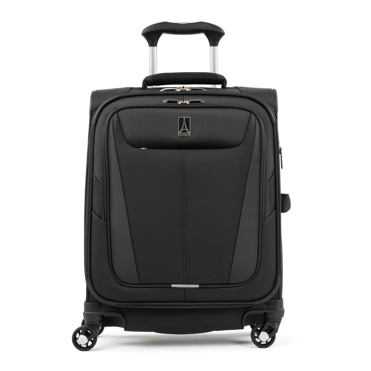Travelpro Maxlite 5 Softside Expandable Luggage with 4 Spinner Wheels, Lightweight Suitcase, Men and Women ( Black , Carry-on 19-Inch ) Black Carry On 19 Inch U7