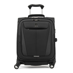 Travelpro Maxlite 5 Softside Expandable Luggage with 4 Spinner Wheels, Lightweight Suitcase, Men and Women ( Black , Carry-on 19-Inch ) Black Carry On 19 Inch U7
