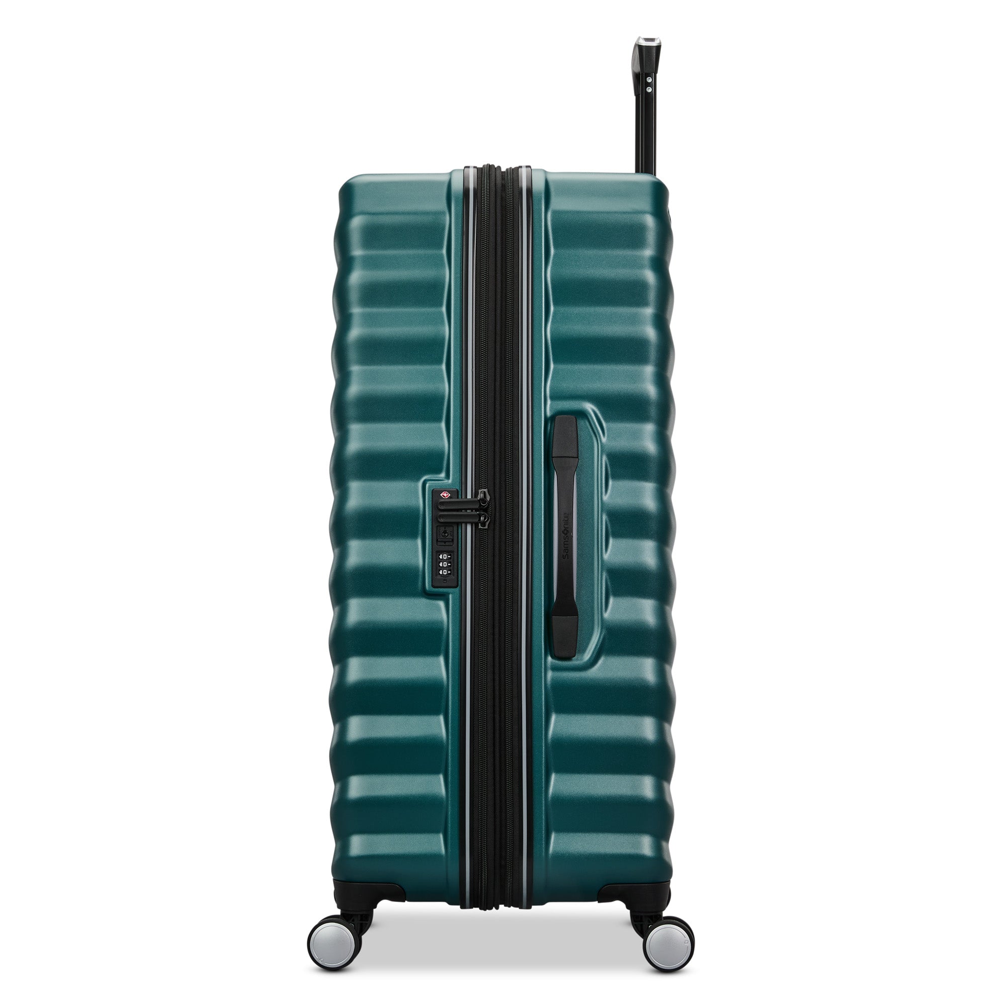 Samsonite Hard-Sided 28-Inch Lightweight Checked Large Expandable Element Suitcase: Durable, 360 Spinner Wheels, Adjustable Telescopic Handle, TSA-Approved Lock ( Bistro Green , 28-Inch Checked-Large ) Bistro Green 28 Inch Checked Large U2