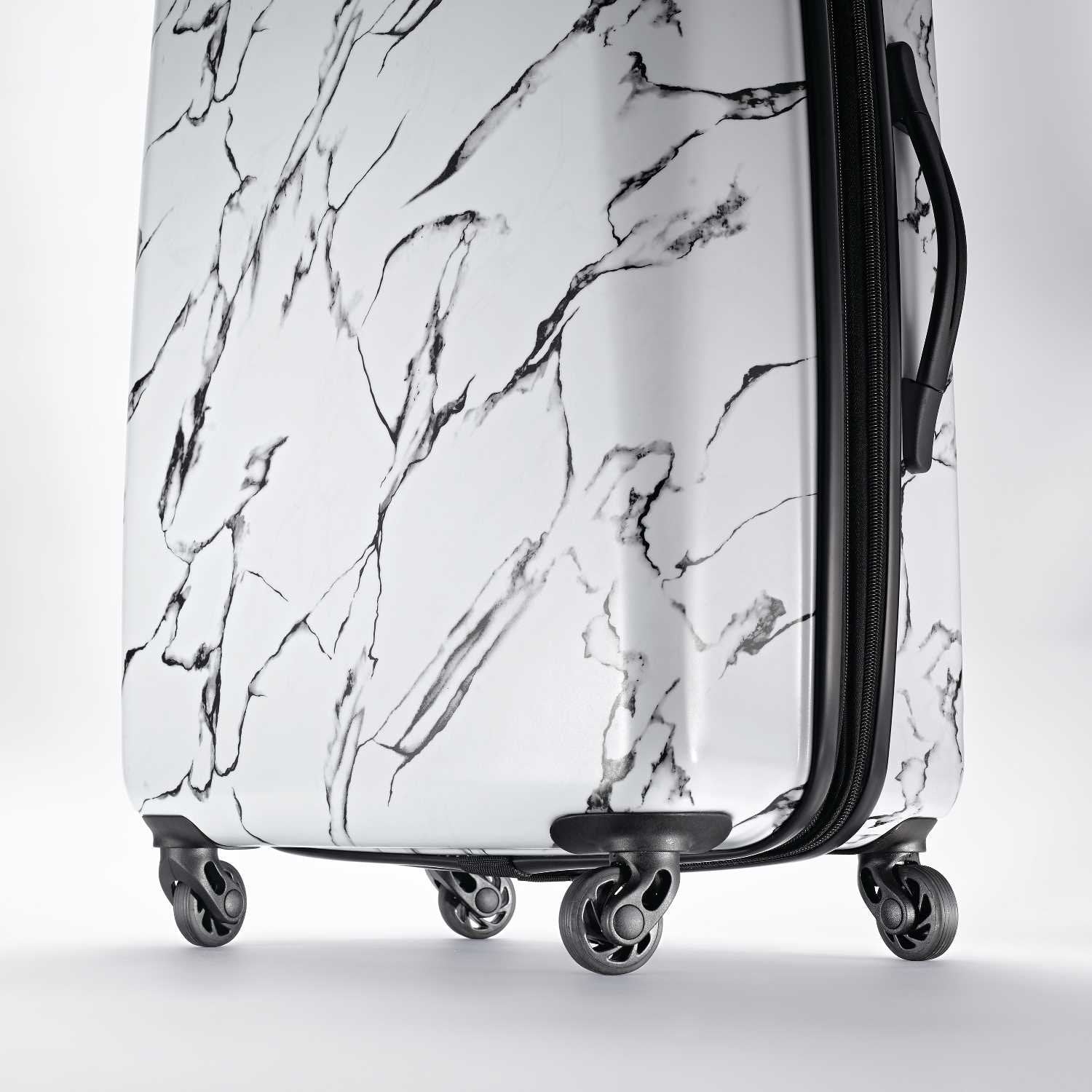 American Tourister Moonlight Hardside Expandable Luggage with Spinner Wheels ( Marble , Carry-On 21-Inch ) Marble Carry On 21 Inch U1