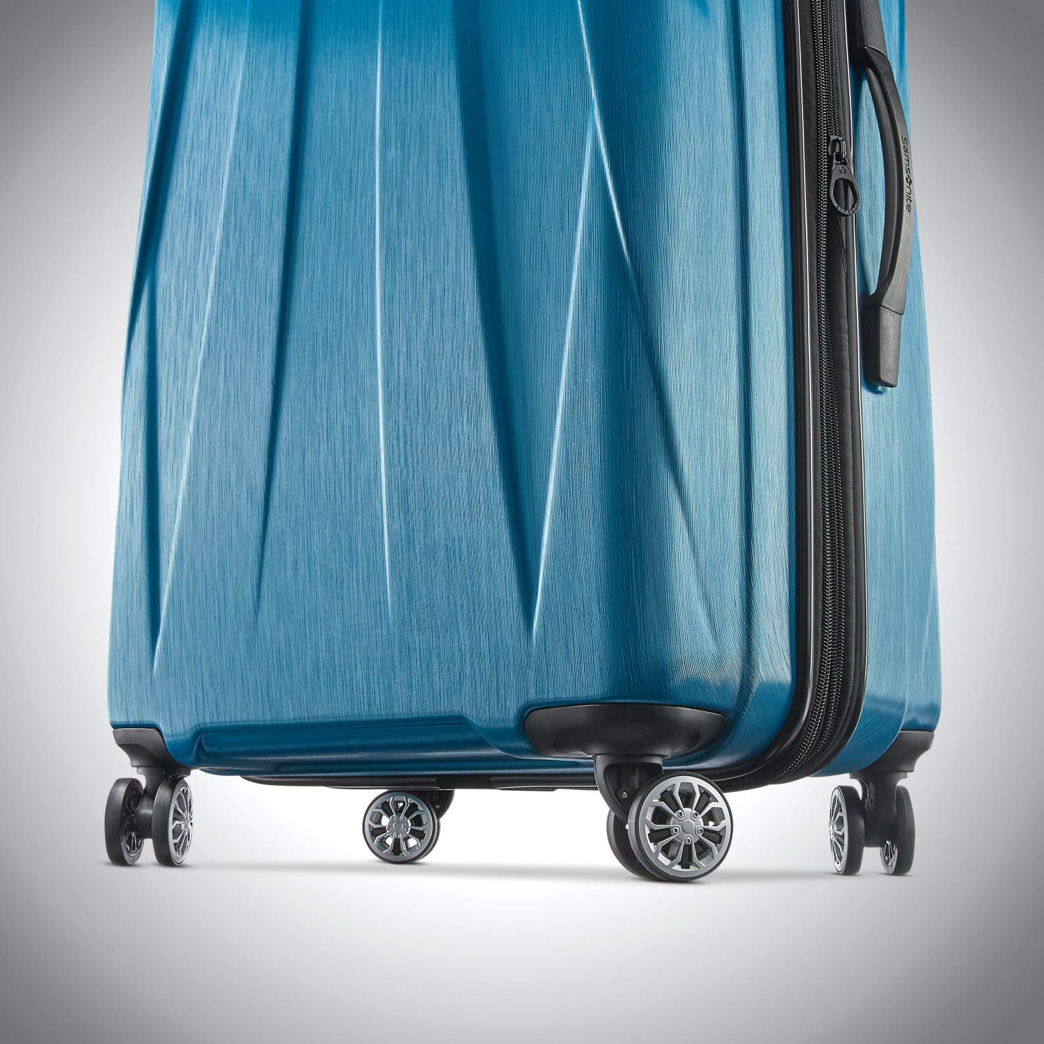 Samsonite Centric 2 Expandable Hardside Luggage Set with Dual Spinner Wheels ( Caribbean Blue , Checked-Large 28-Inch ) Caribbean Blue Checked Large 28 Inch U5