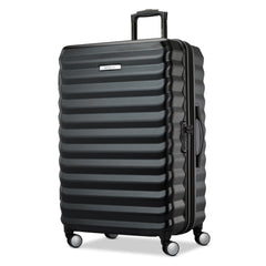 Samsonite Hard-Sided 28-Inch Lightweight Checked Large Expandable Element Suitcase: Durable, 360 Spinner Wheels, Adjustable Telescopic Handle, TSA-Approved Lock ( Alpine Black , 28-Inch Checked-Large ) Alpine Black 28 Inch Checked Large U1