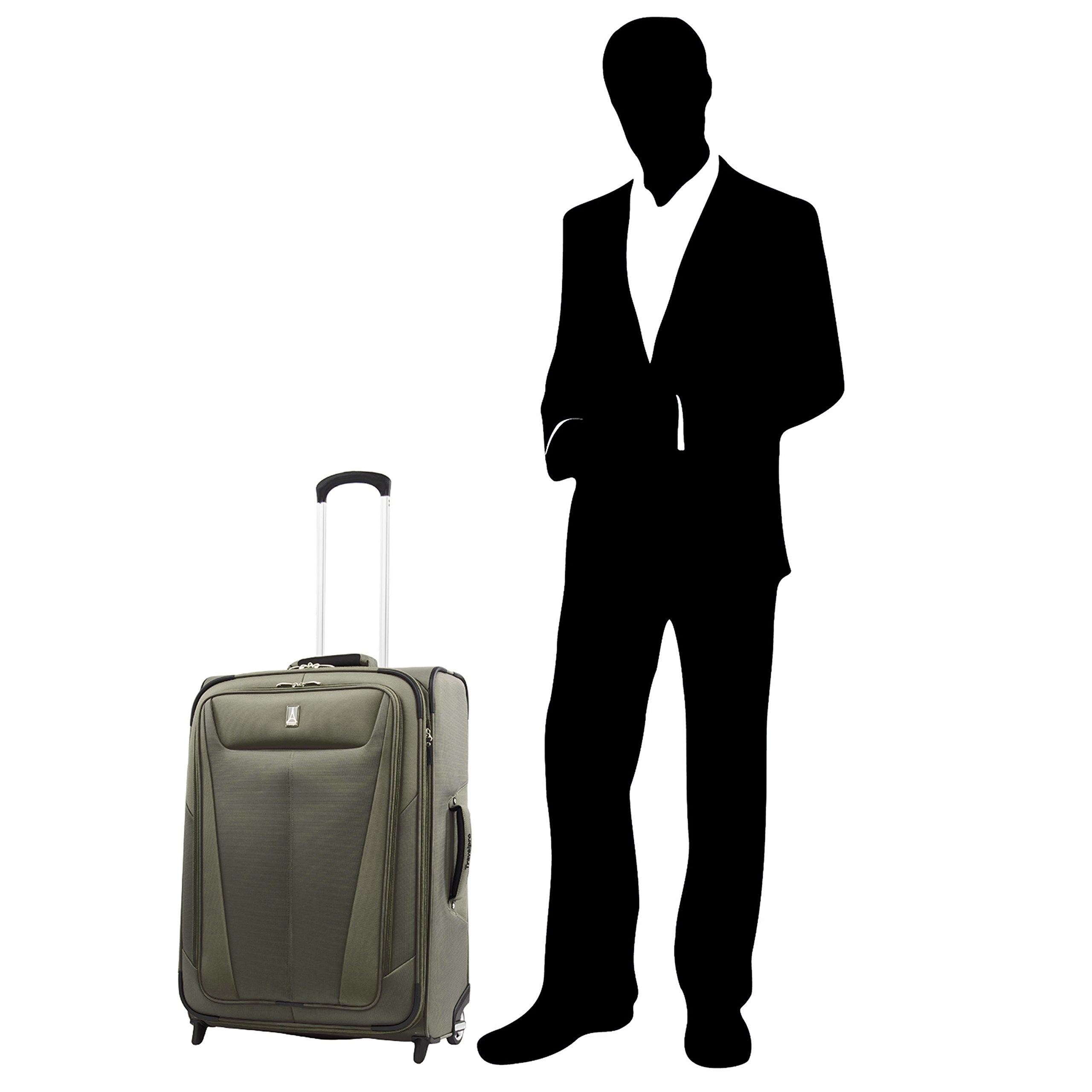 Travelpro Maxlite 5 Softside Expandable Upright 2 Wheel Luggage, Lightweight Suitcase, Men and Women U1