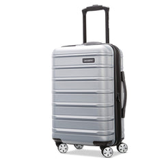Samsonite Omni 2 International Carry-On Luggage with 360° Spinner Wheels - Scratch Resistant Hardshell - TSA, Airline-Approved - Expandable Polycarbonate Shell for Lightweight Travel - Artic Silver Arctic Silver Carry-on Spinner U1