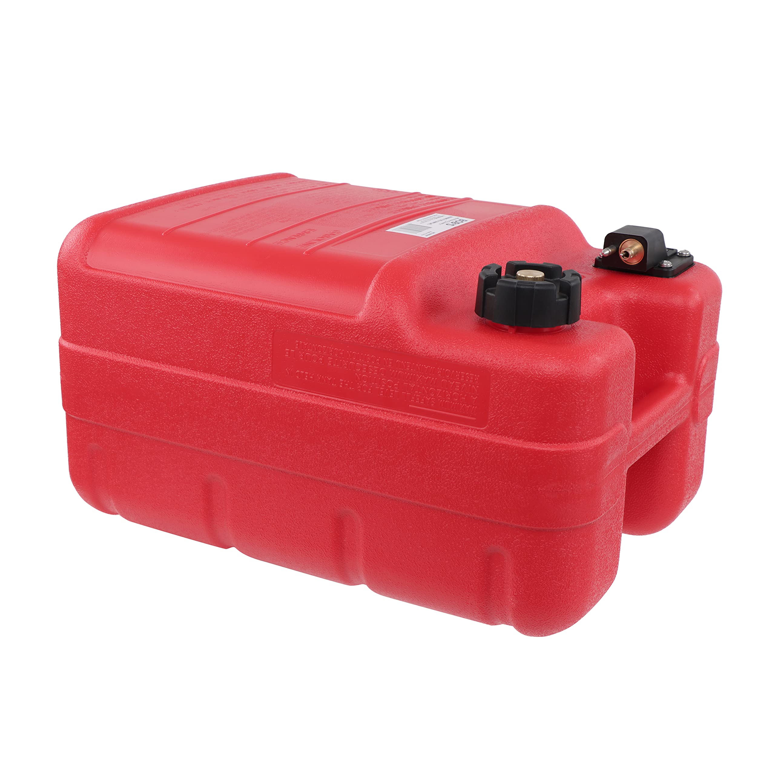 BISupply Boat Gas Tank Kit 6 Gallon - Portable Plastic Outboard Marine Boat Fuel Tank with Fill Hose U1