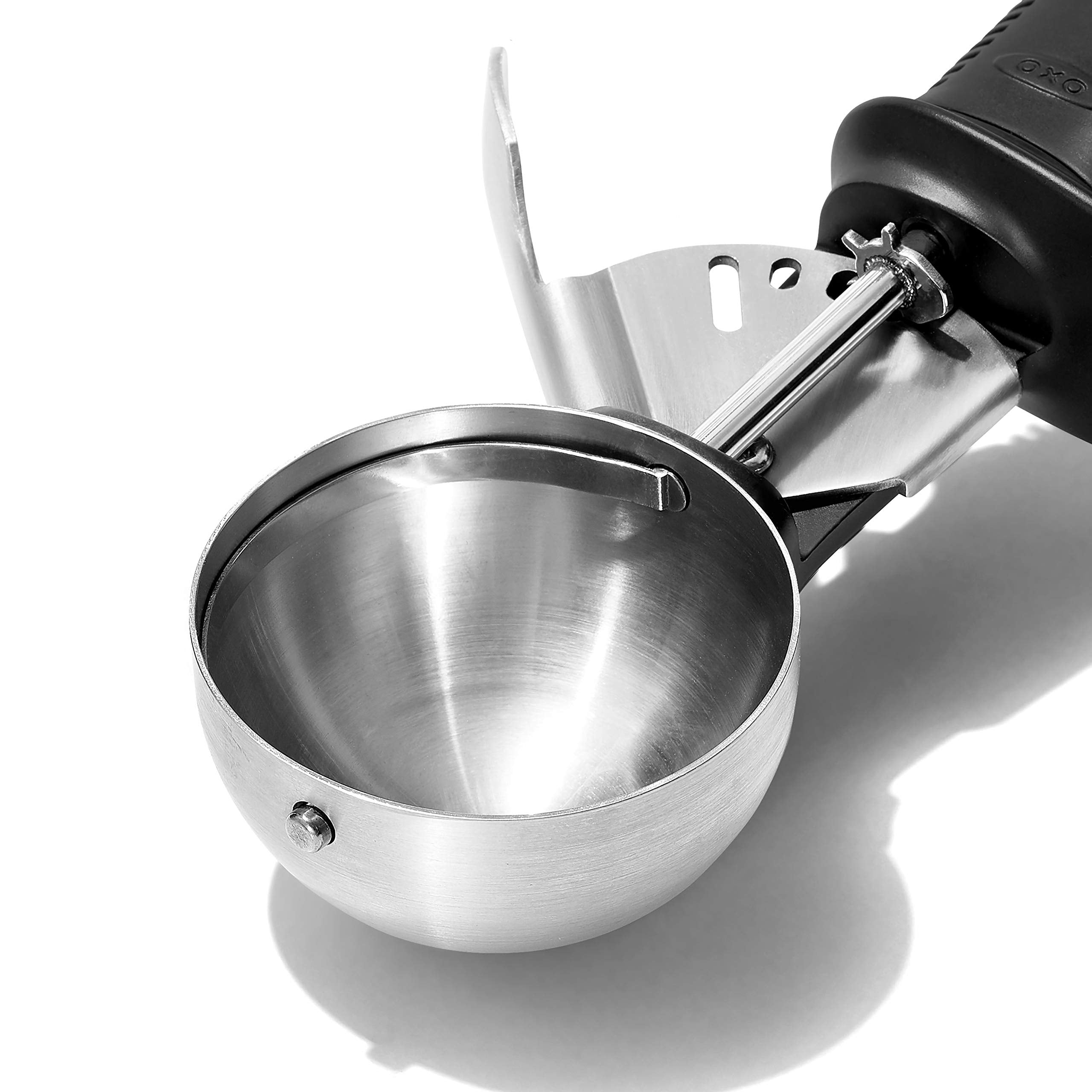OXO Good Grips Classic Ice Cream Scoop,Black Black Measures 4.25" L x 1.35" W x 10.5" H U1