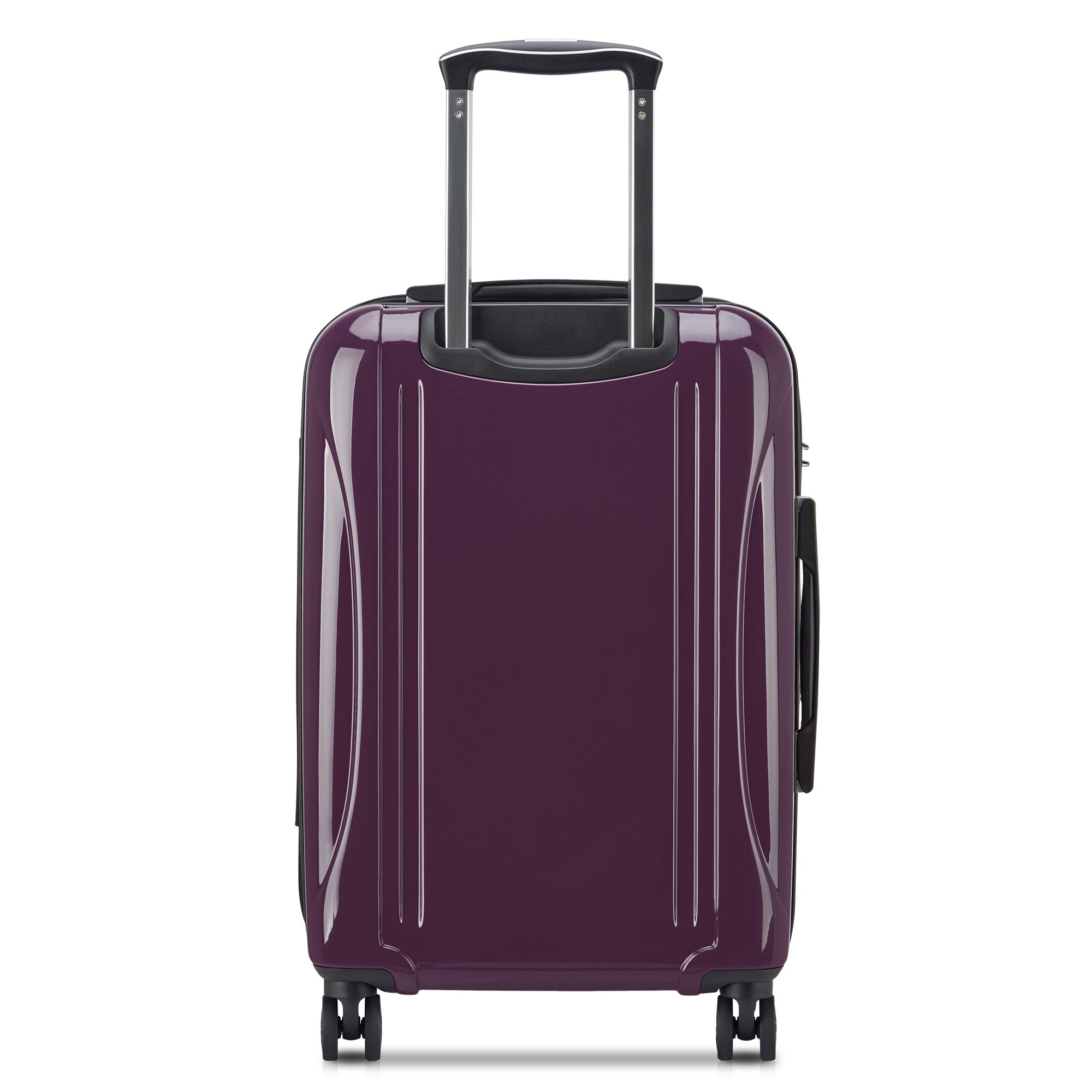 DELSEY Paris Helium Aero Hardside Expandable Luggage with Spinner Wheels ( Plum , Carry-On 21 Inch ) Plum Carry On 21 Inch U9