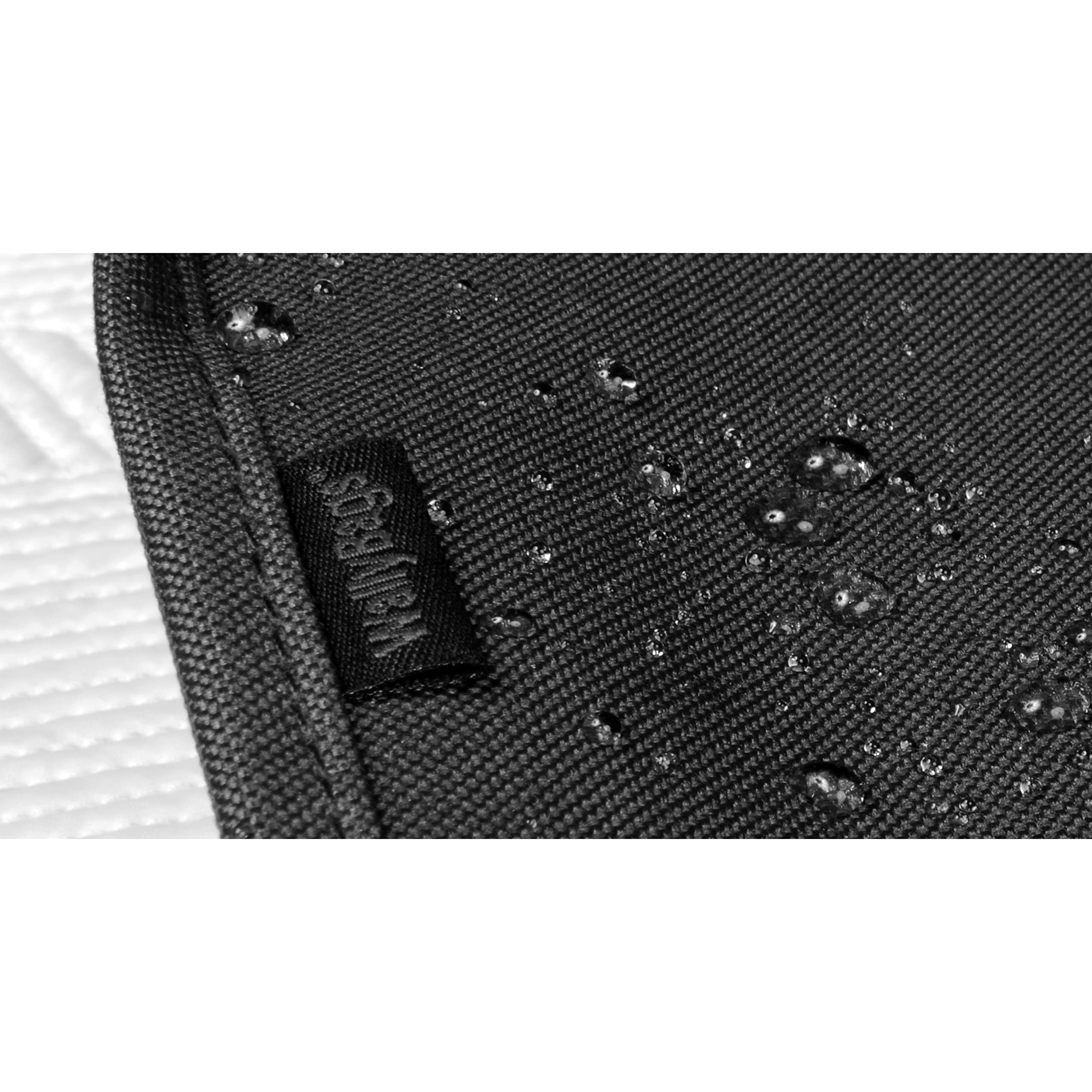 WallyBags® 40” Deluxe Groom Tux and Suit Garment Bag with two pockets Black - G3 40-Inch U1