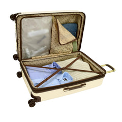 LONDON FOG Brentwood III 29" Expandable Spinner, Crème, Creme Creme 29 U1