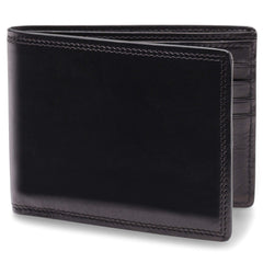 Bosca Men's Leather Wallet – Full Grain Italian Dolce Leather Wallet For Men, 8 Card Slots, Bifold, Gift-Ready Packaging, Black Black One Size Fits All U1