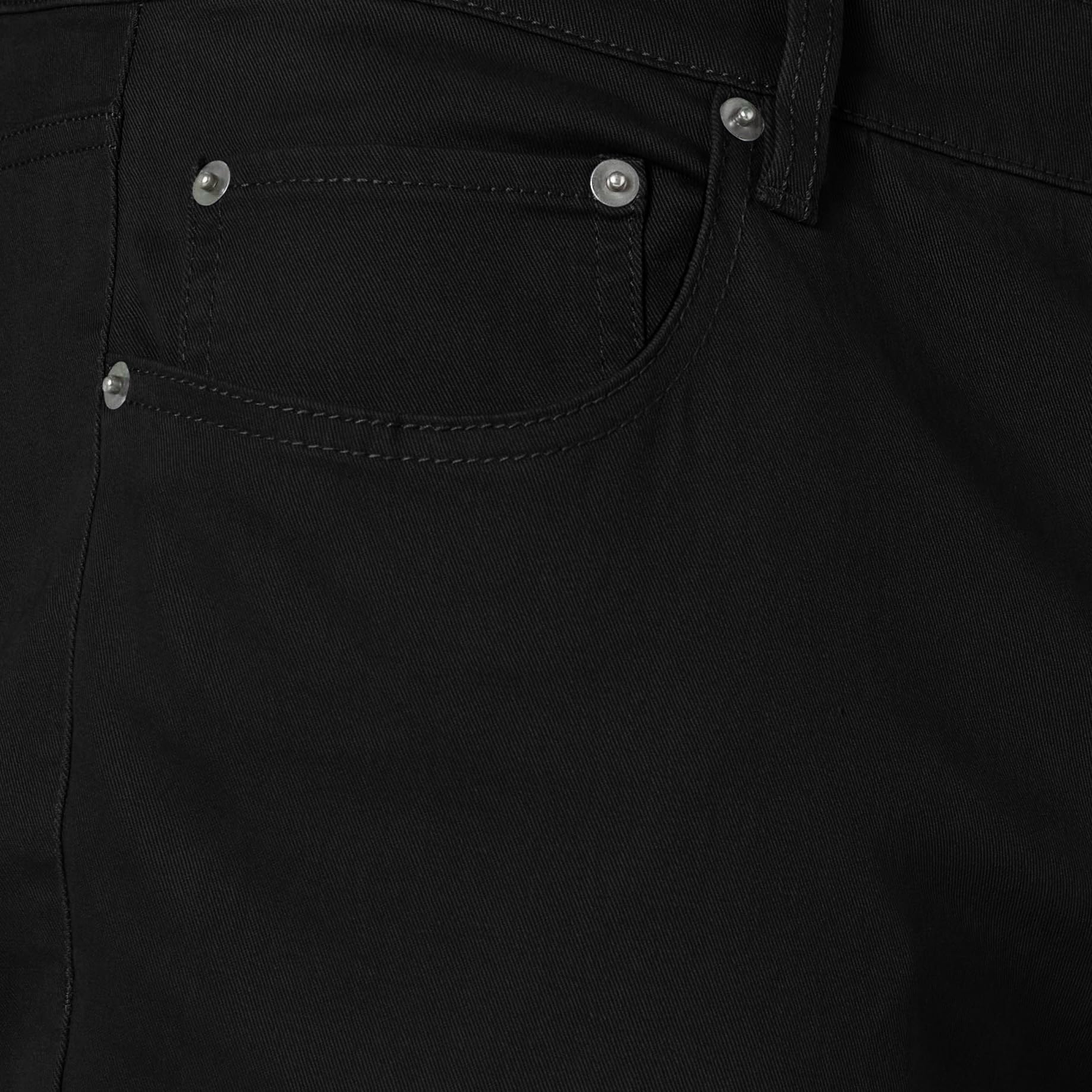 Amazon Essentials Men's 5-Pocket Stretch Twill Pants, Black, 38W x 30L Black  U1