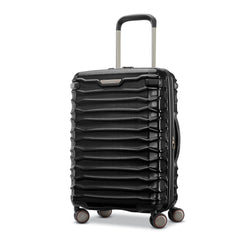 Samsonite Stryde 2 Hardside Expandable Luggage with Spinners, Stealth Black, Carry On U1