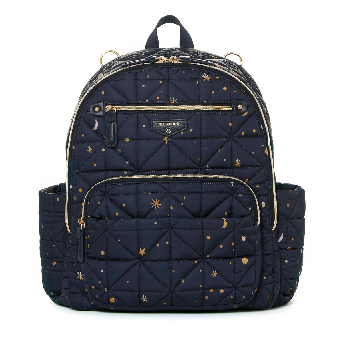 TWELVElittle Companion Diaperbag Backpack 3.0 *NEW* - Includes Changing Pad & Stroller Clips. Insulated Pockets, Machine Washable, Midnight Midnight One Size U1