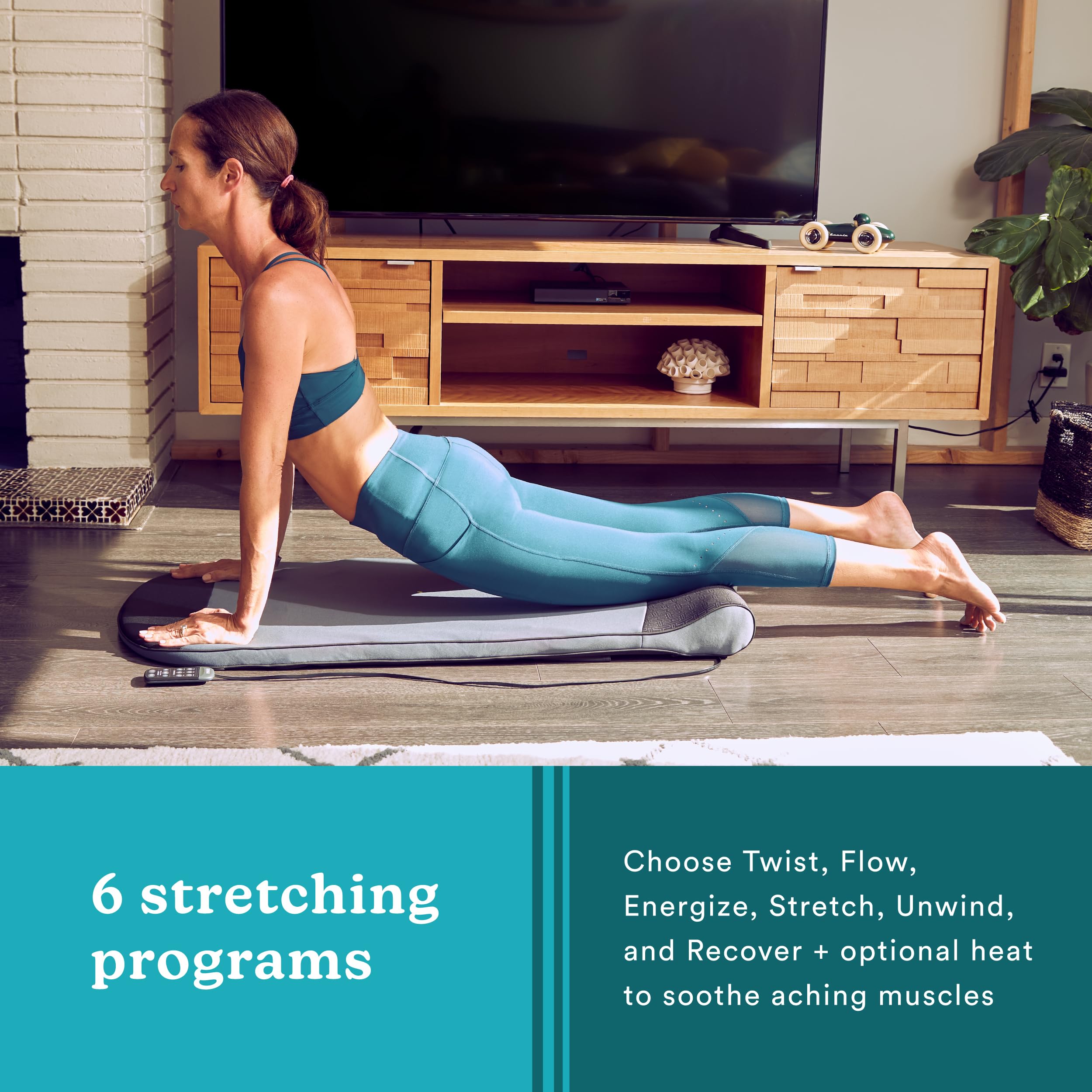 Belmint Press Escape Fitness Stretching Mat with Air Compression 3 Intensity Levels Grey 1 Count (Pack of 1) U1
