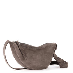 The Sak Tess Sling - Women's Small Crossbody Bag with Zipper Closure Mushroom Suede Medium U1