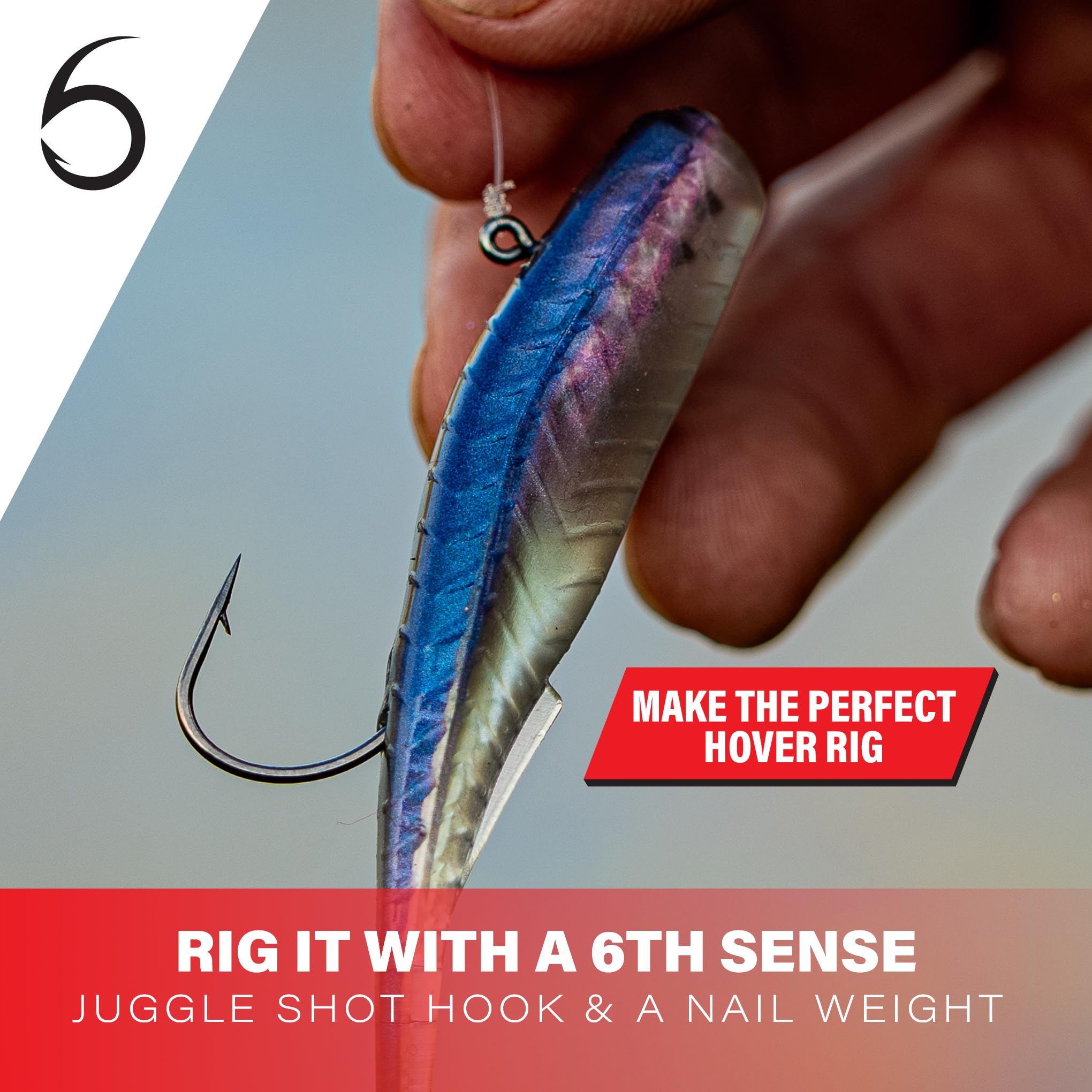 6th Sense Fishing Juggle Minnow - Soft Plastic - Bass Fishing U1