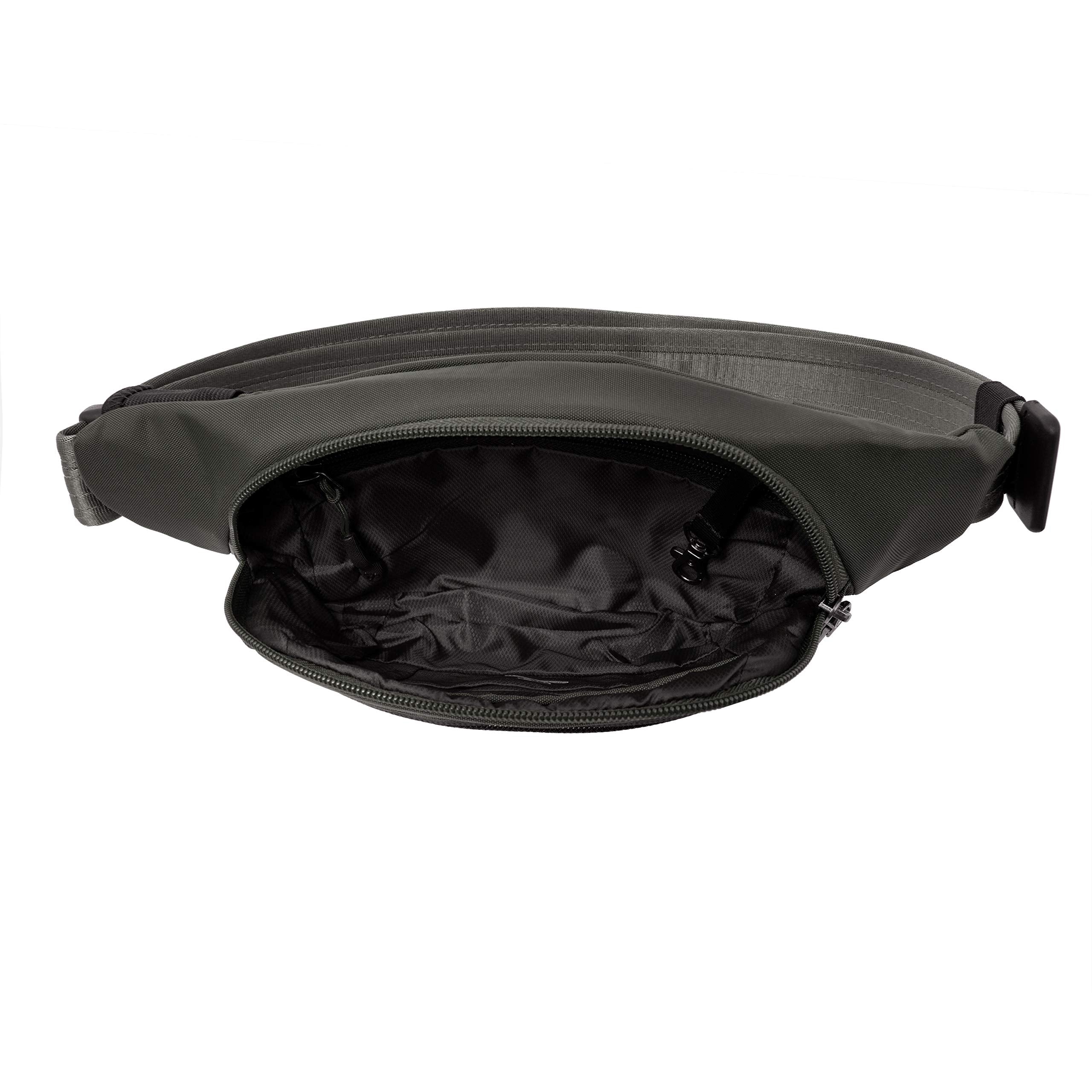 Travelon Anti-Theft Active Waist Pack Black 9.5"W x 6"H x 2"D U3