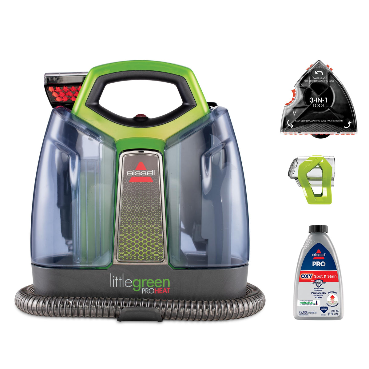 Bissell Little Green ProHeat Portable Carpet Cleaner, 2513G U1