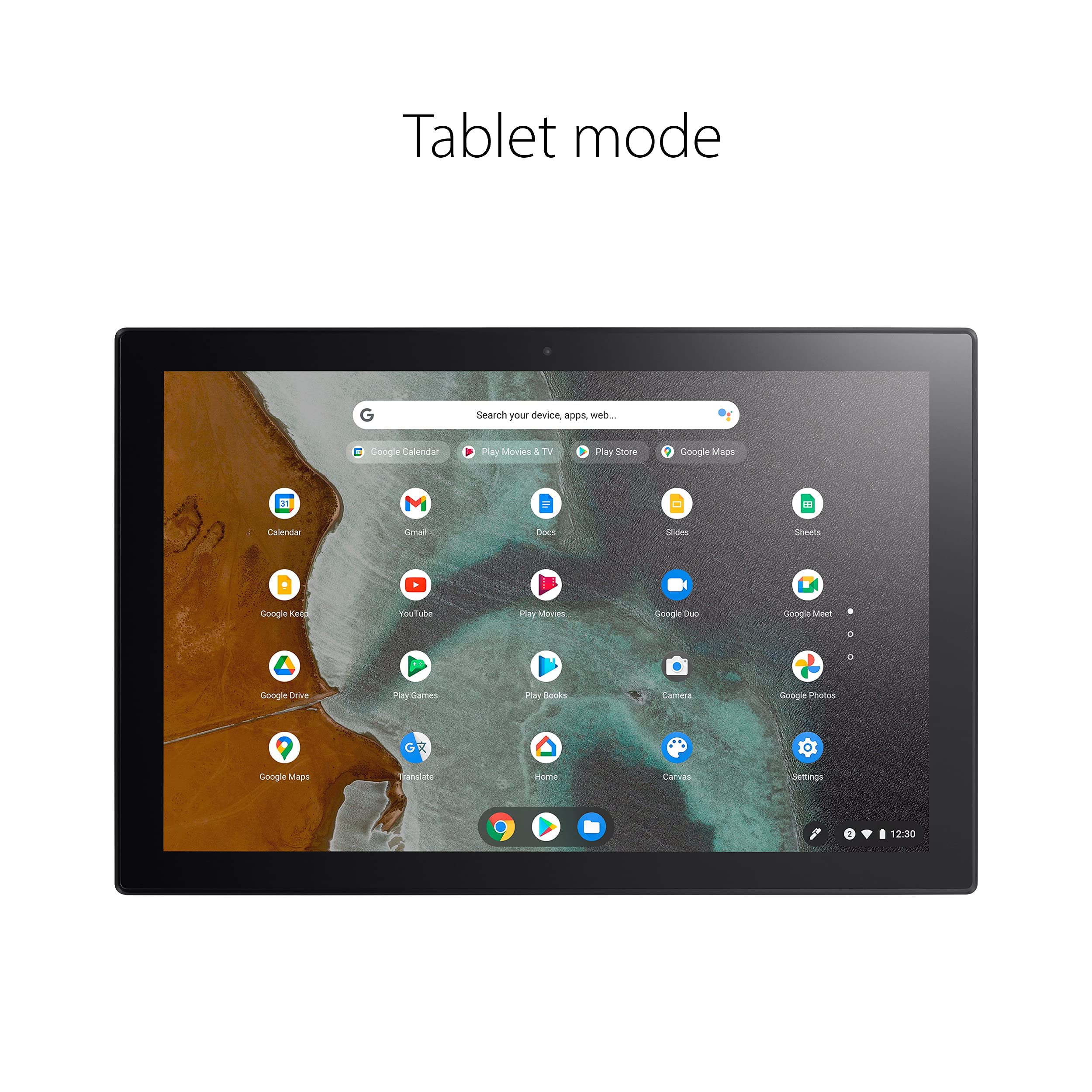 ASUS Chromebook Detachable CM3, 10.5" Touchscreen WUXGA 16:10 Display, MediaTek 8183 Processor 64GB Storage, 4GB RAM, Garaged USI Stylus, Chrome OS, Aluminum, Mineral Gray, CM3000DVA-DS44T-S (Renewed) U1