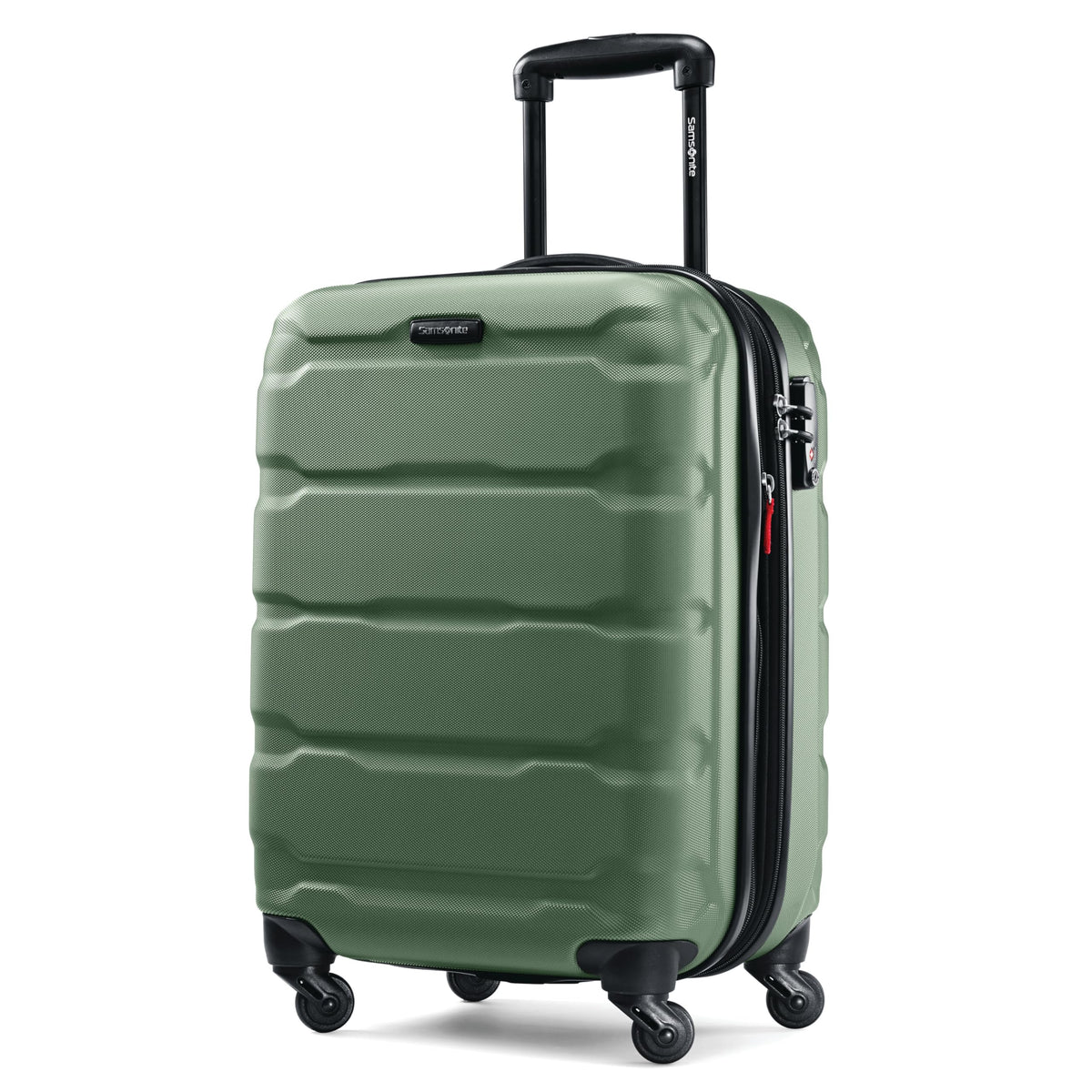 Samsonite Omni PC Hardside Expandable Luggage with Spinner Wheels, Carry-On 20-Inch, Army Green Army Green Carry-On 20-Inch U1