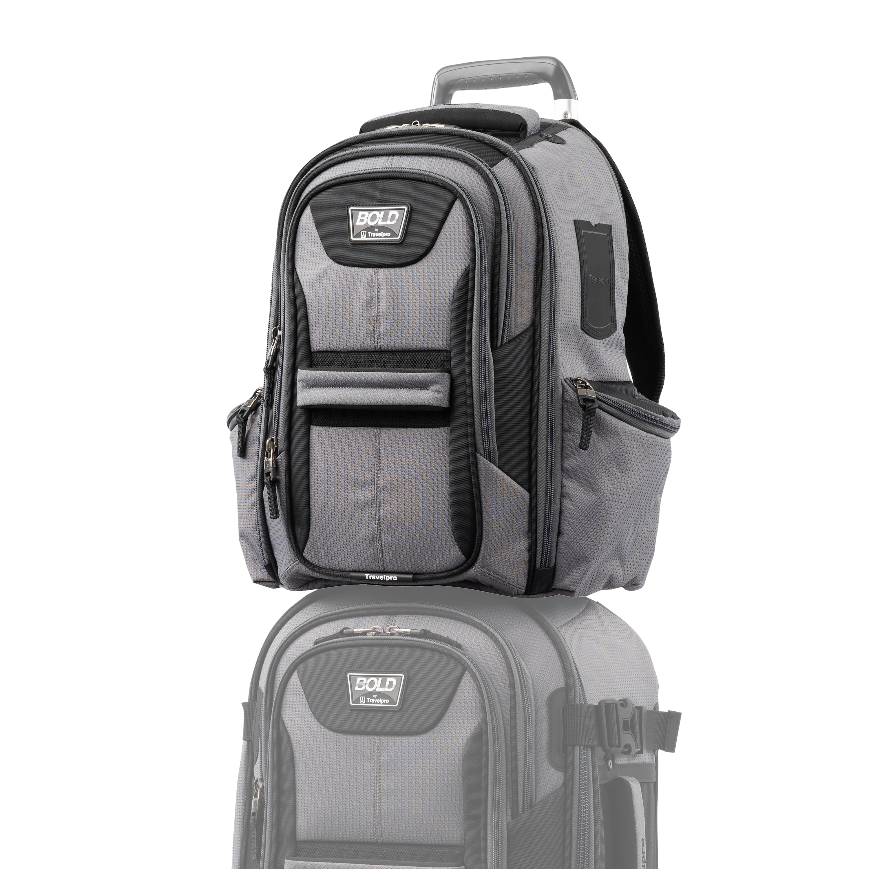 Travelpro Bold Lightweight Laptop Backpack ( Grey/Black , One Size ) Grey/Black One Size U1