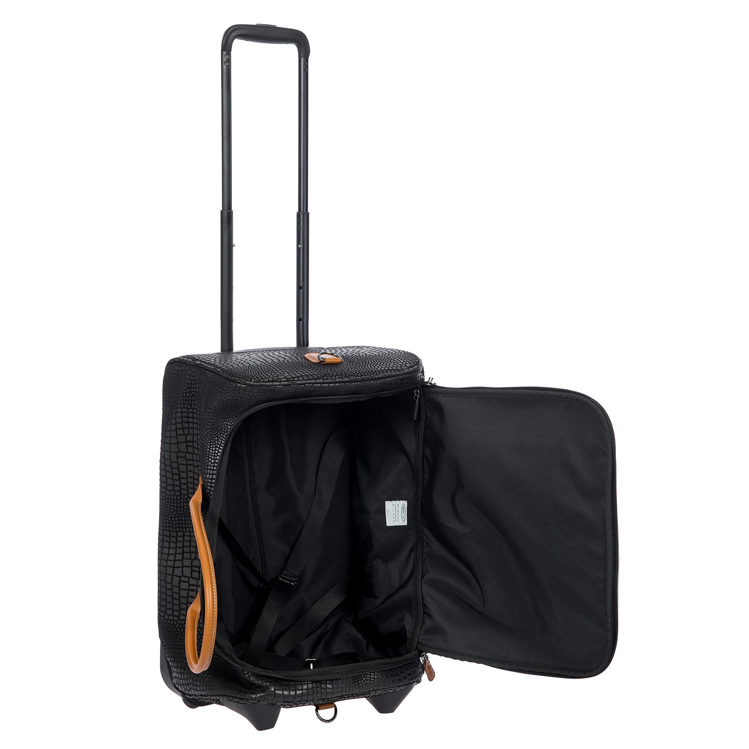 Bric's My Safari 21" Rolling Duffle - 001 Black One_Size BLACK/COGNAC One_Size U1