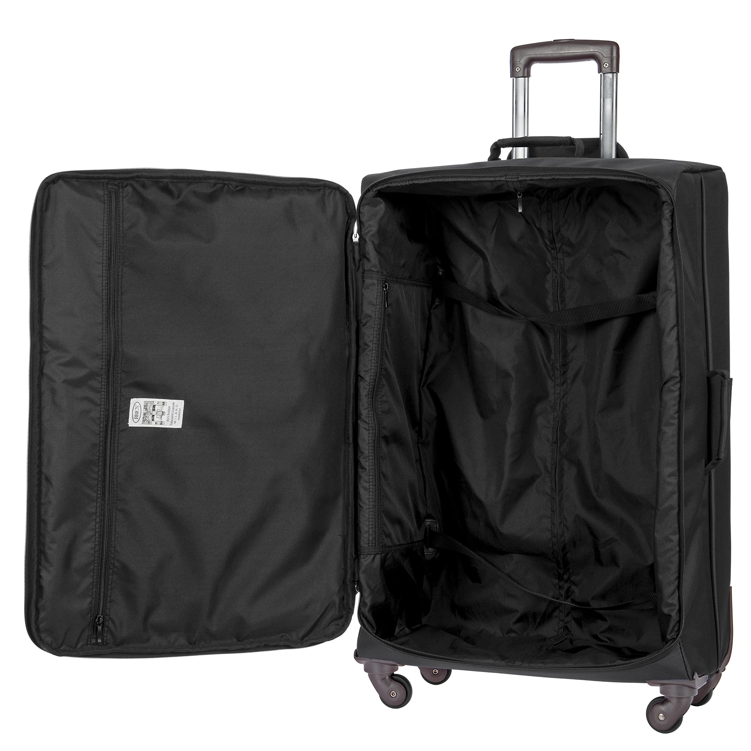 Bric's 30" Checked Luggage - Spinner-Style Suitcase for Women and Men - Sienna Collection - Black Black Large U1