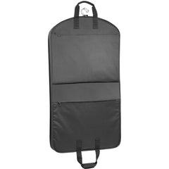 WallyBags® 40” Deluxe Groom Tux and Suit Garment Bag with two pockets Black - G3 40-Inch U1