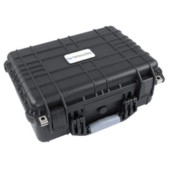 Tactical45 Hard Case with Foam - 16 x 13 x 7in Hard Shell Waterproof Storage Case with Pluck Padding Protective Latching Suitcase for Rifles, Cameras, Handguns, Drones, Guitars, and Electronics U1