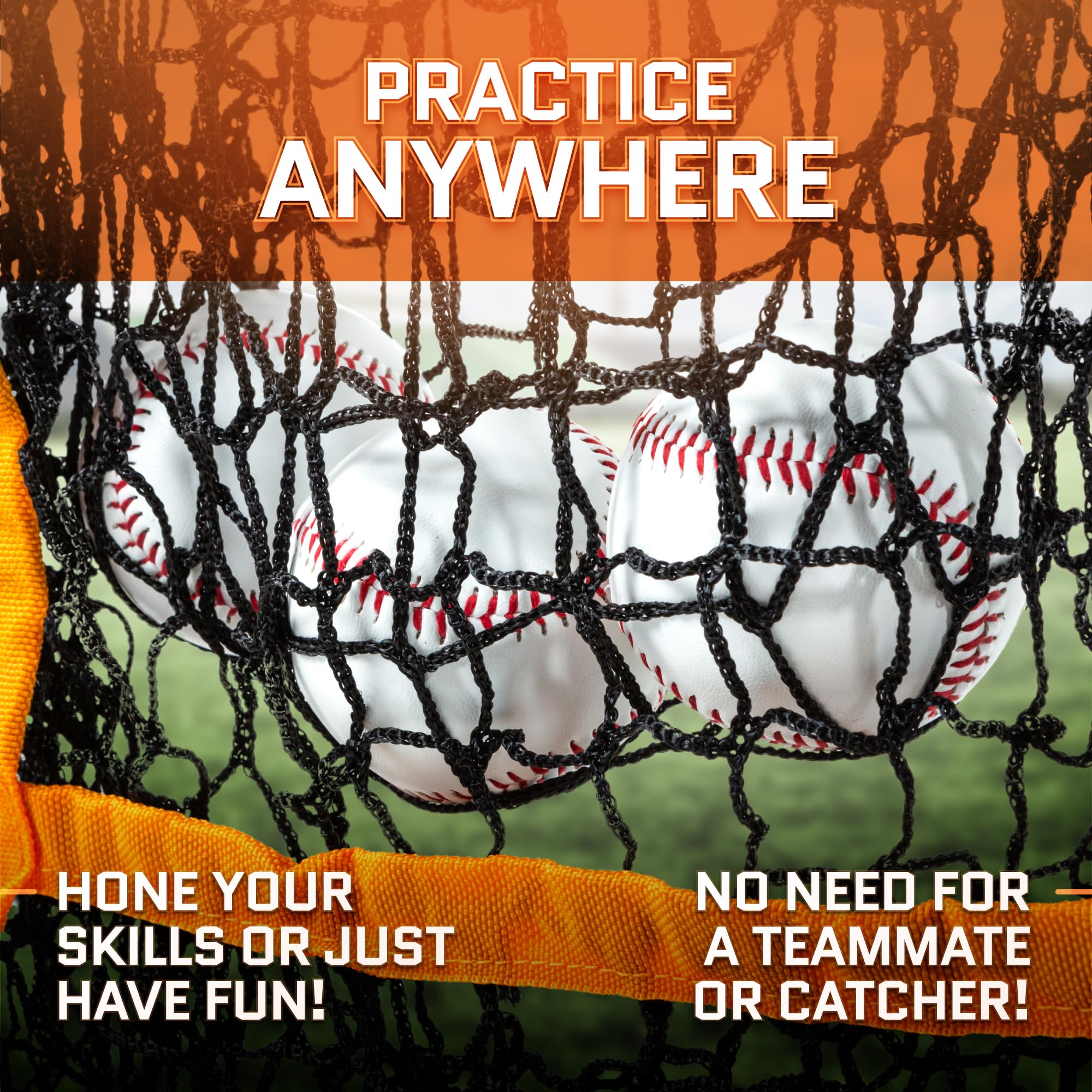 Pitching Target Baseball Net with 9 Hole Targets - Flexible Design for Portability | Baseball Pitching Net with 9 Strike Zone for Softball Training Equipment for Youth and Adults | Carry Bag Included black Large U2