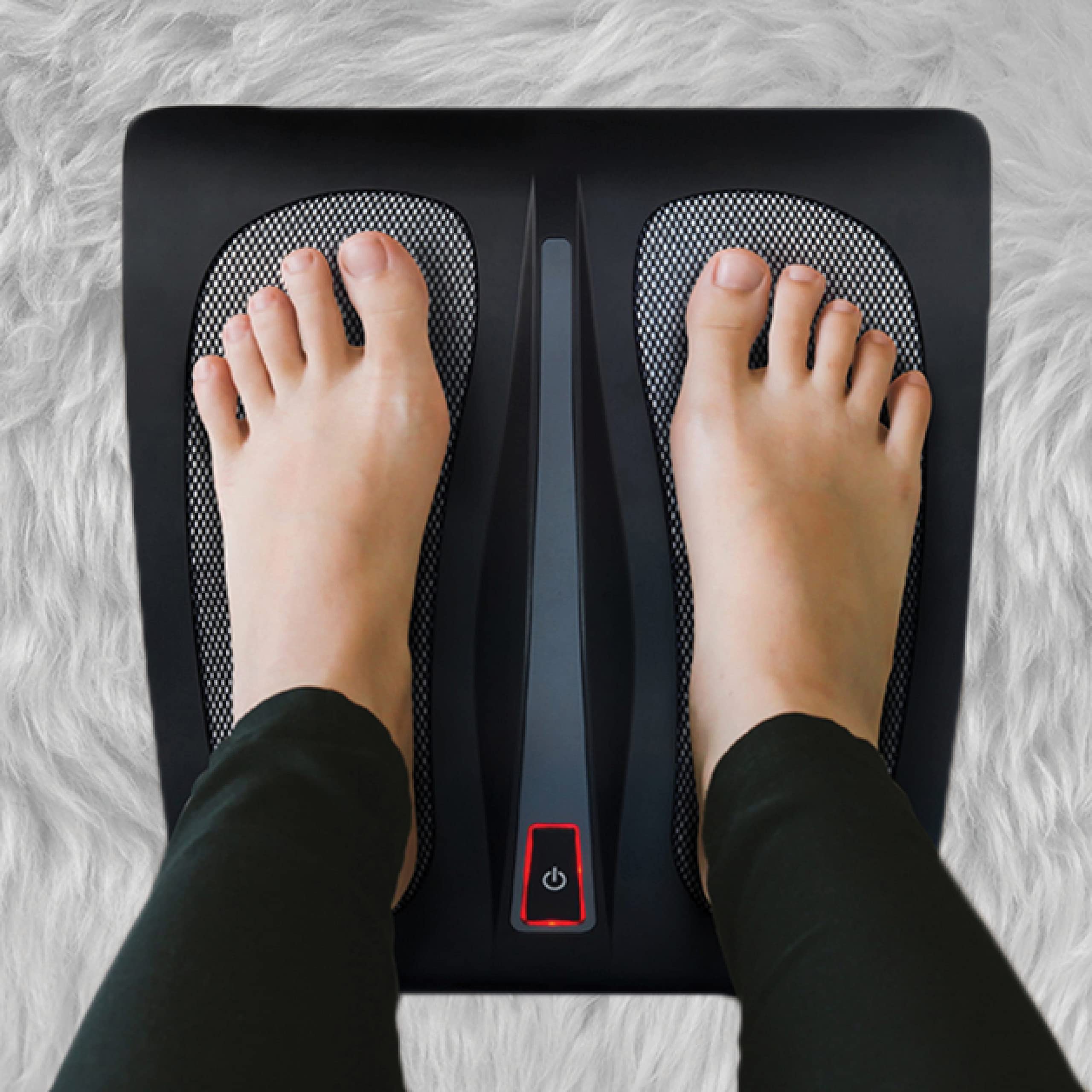 Foot Massager for Plantar Fasciitis and Neuropathy - Shiatsu Deep Kneading Feet Massage Therapy, Electric Foot Massager Machine, Heel, Arch, Toes & Nerve Pain Relief Black 1 Count (Pack of 1) U1