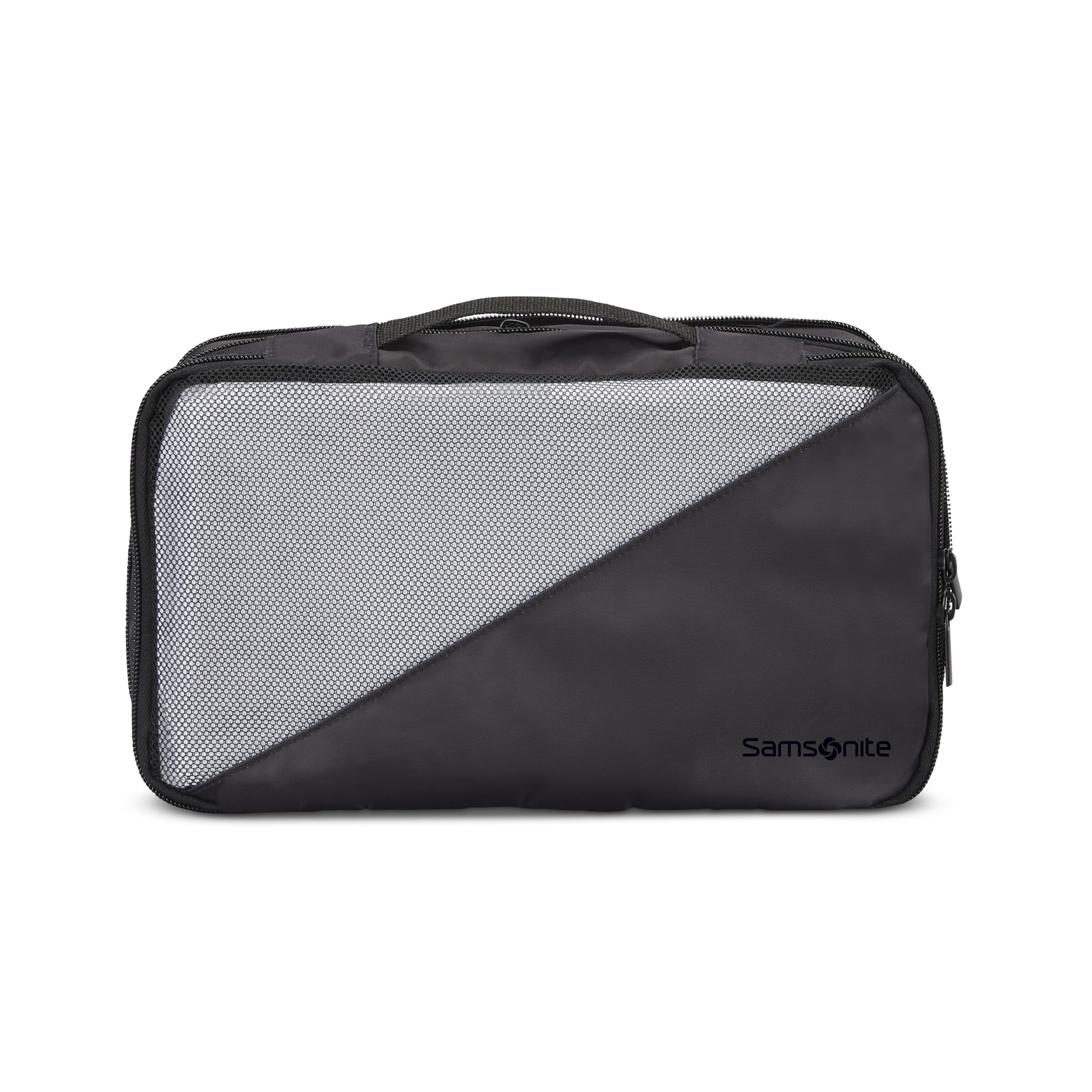 Samsonite 3-Piece Compression Packing Cube Set, Black Black Multiple Sizes U1