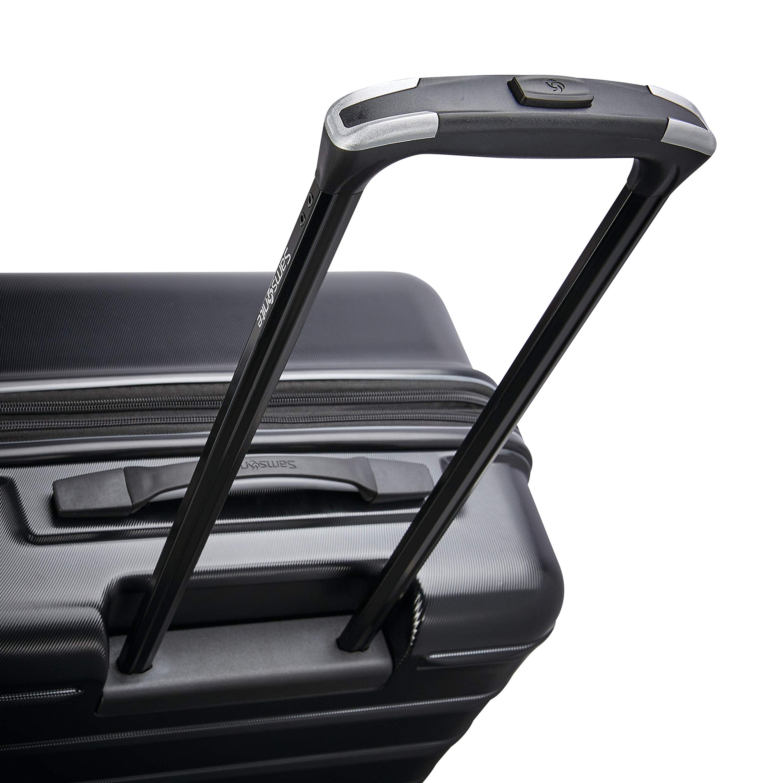 Samsonite Omni 2 Domestic Carry-On Luggage - 22x14x9 Airline-Approved - Features Expandable Polycarbonate Shell, 360° Wheels, TSA Lock - Amazon Exclusive -Midnight Black MIDNIGHT BLACK Domestic Carry-on U1