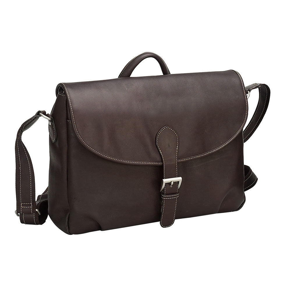 Preferred Nation Bellino Leather Messenger ( Brown , One Size ) Brown One Size U2
