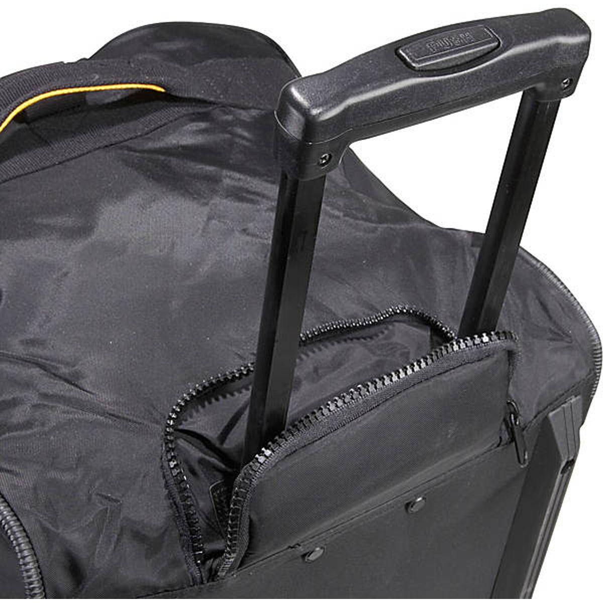 A.SAKS Luggage Lightweight Rolling Trolley Duffel with Wheels ( Black , One Size ) Black One Size U9