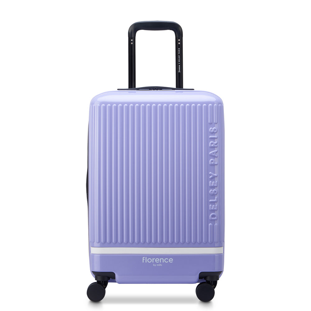 florence by mills x DELSEY PARIS Spin Me Away Expandable 20" Carry-On Spinner Upright ( Lavender , 20" Carry-On Spinner ) Lavender 20 Carry On Spinner U3