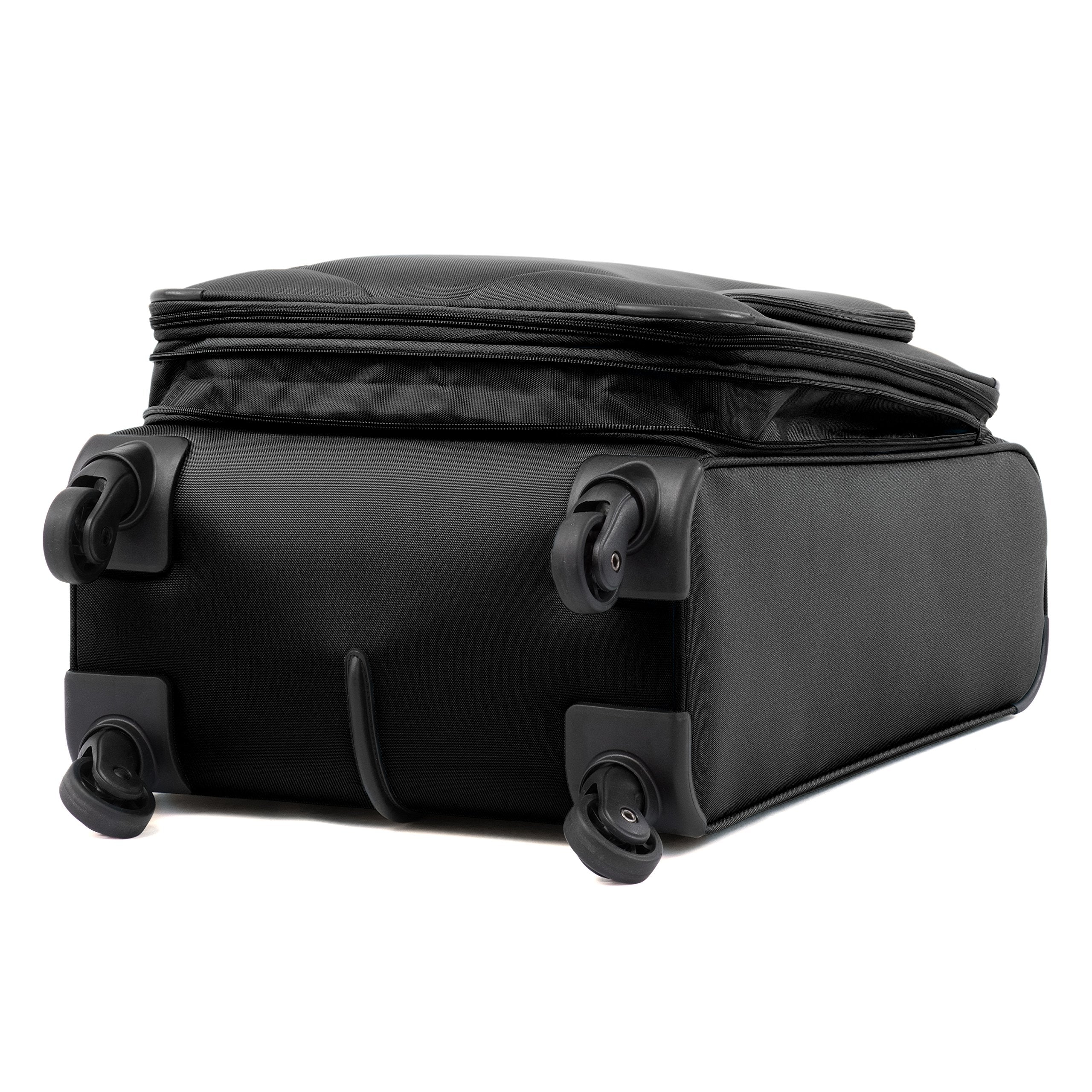 Atlantic Luggage Ultra Lite Softside Expandable Spinner ( Jade Black , Carry-on 21-Inch ) Jade Black Carry On 21 Inch U3