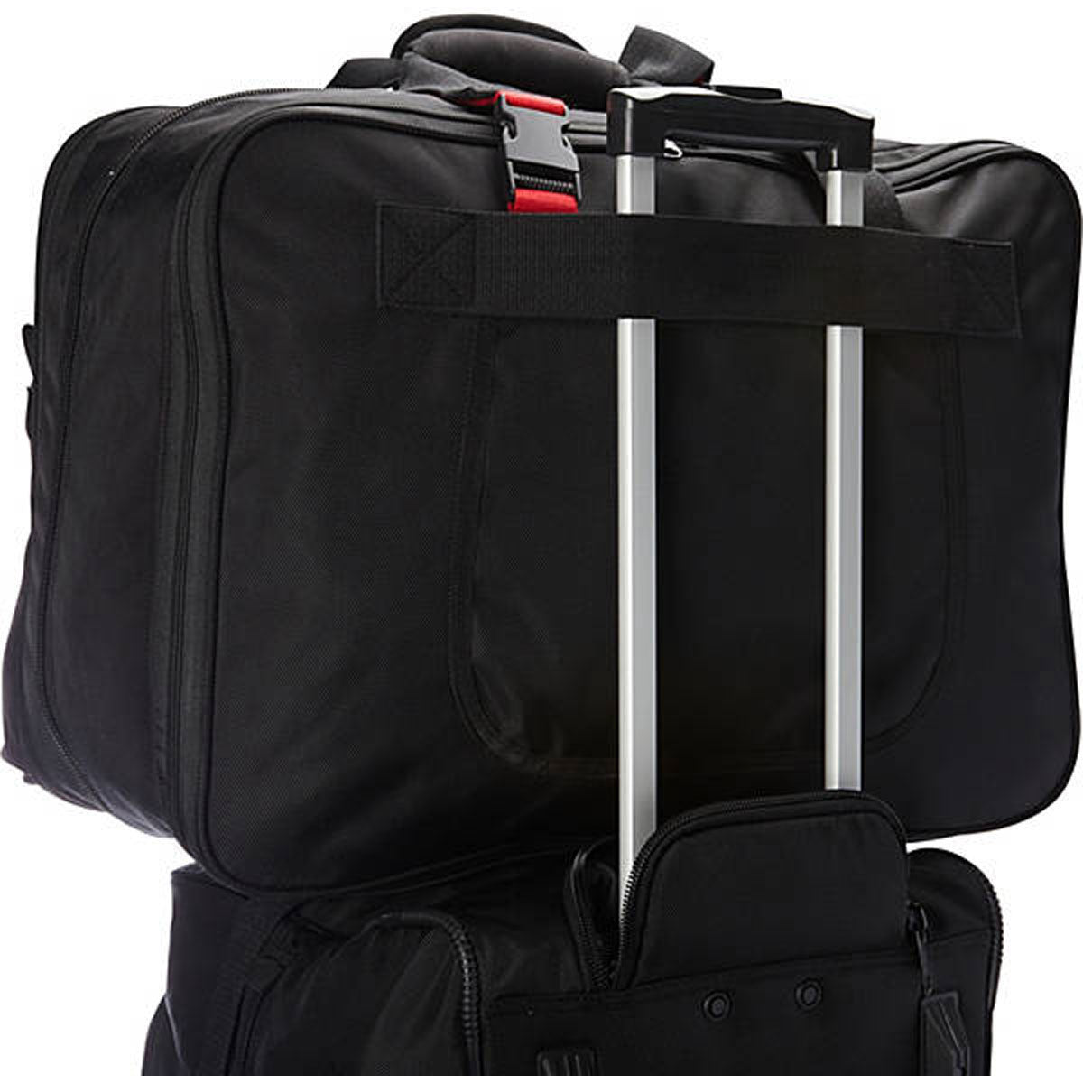 A.SAKS EXPANDABLE 21” Soft Carry On ( Black/Red , 21-inch ) Black/Red 21 Inch U7