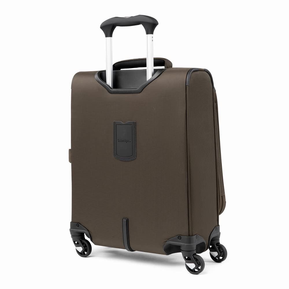 Travelpro Maxlite 5 Softside Expandable Luggage with 4 Spinner Wheels, Lightweight Suitcase, Men and Women ( Mocha , Carry-on 19-Inch ) Mocha Carry On 19 Inch U8