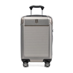 Travelpro Platinum Elite Hardside Expandable Spinner Wheel Luggage TSA Lock Hard Shell Polycarbonate Suitcase ( Metallic Sand , Carry-on 21-Inch ) Metallic Sand Carry On 21 Inch U2