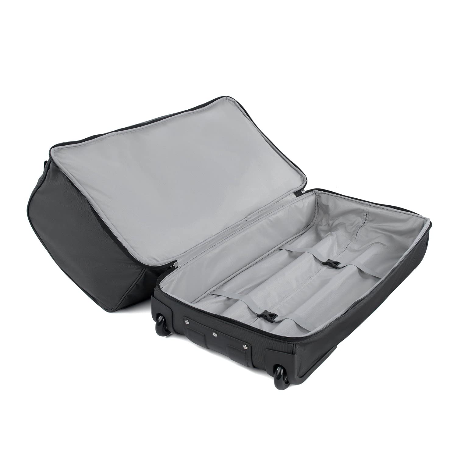 Travelpro Roadtrip 30 Drop-Bottom Rolling Duffel with Packing Cubes ( Ash Black , 30-Inch ) Ash Black 30 Inch U6