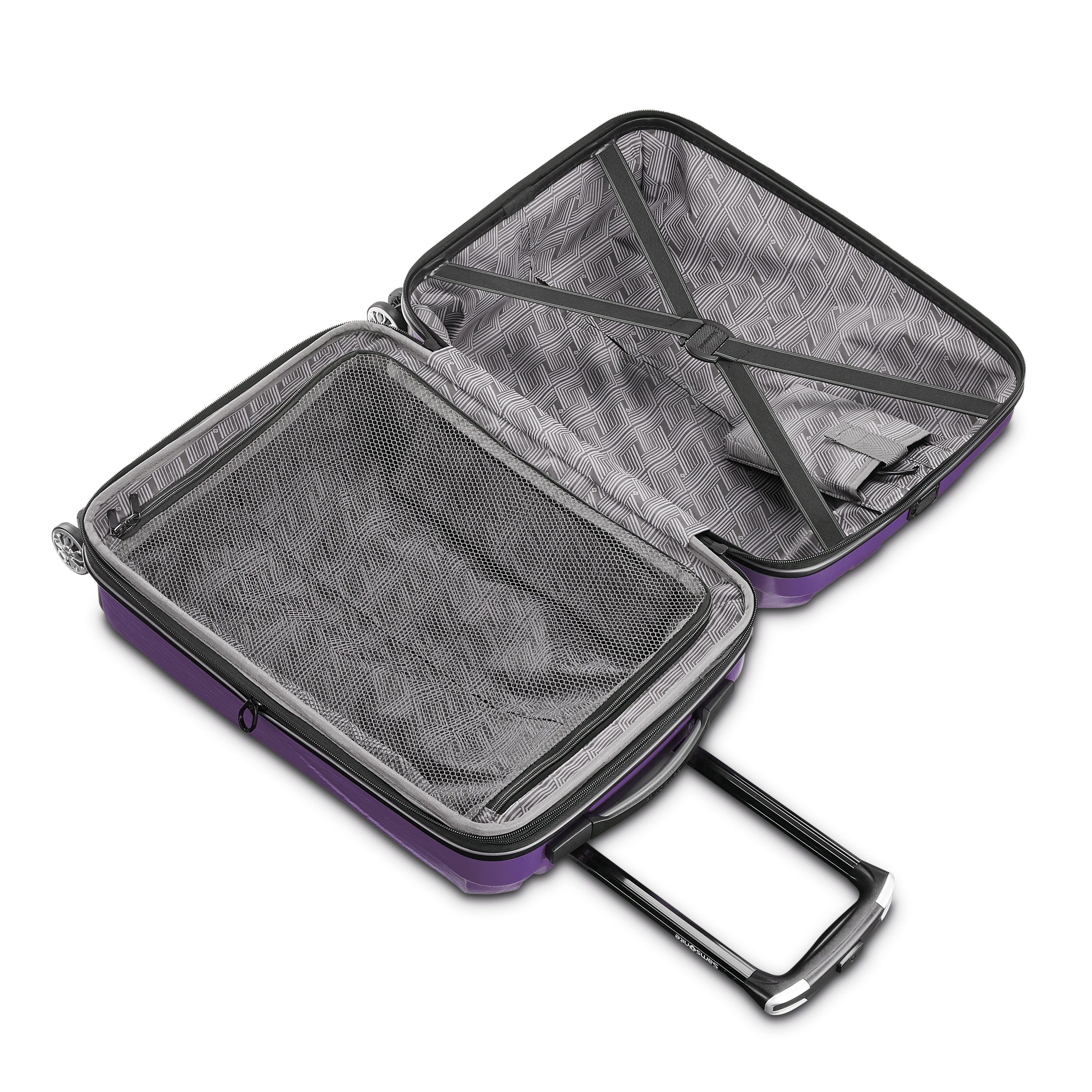 Samsonite Centric 2 Expandable Hardside Luggage Set with Dual Spinner Wheels ( Purple Orchid , 3-Piece Set (20/24/28) ) Purple Orchid 3 Piece Set 20 24 28 U1