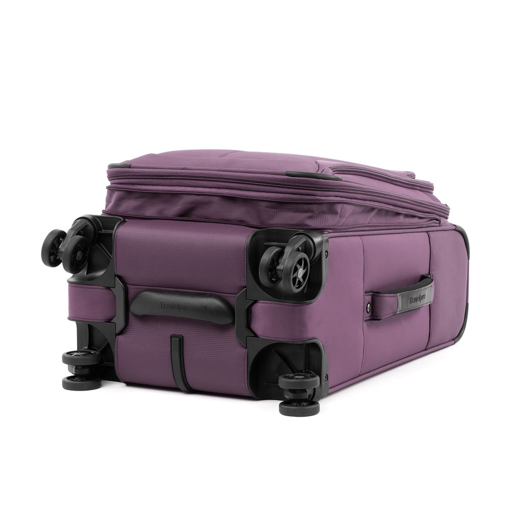 Travelpro Tourlite Softside Expandable Luggage with 4 Spinner Wheels, Lightweight Suitcase, Men and Women ( Deep Purple , Carry-On 21-Inch ) Deep Purple Carry On 21 Inch U4