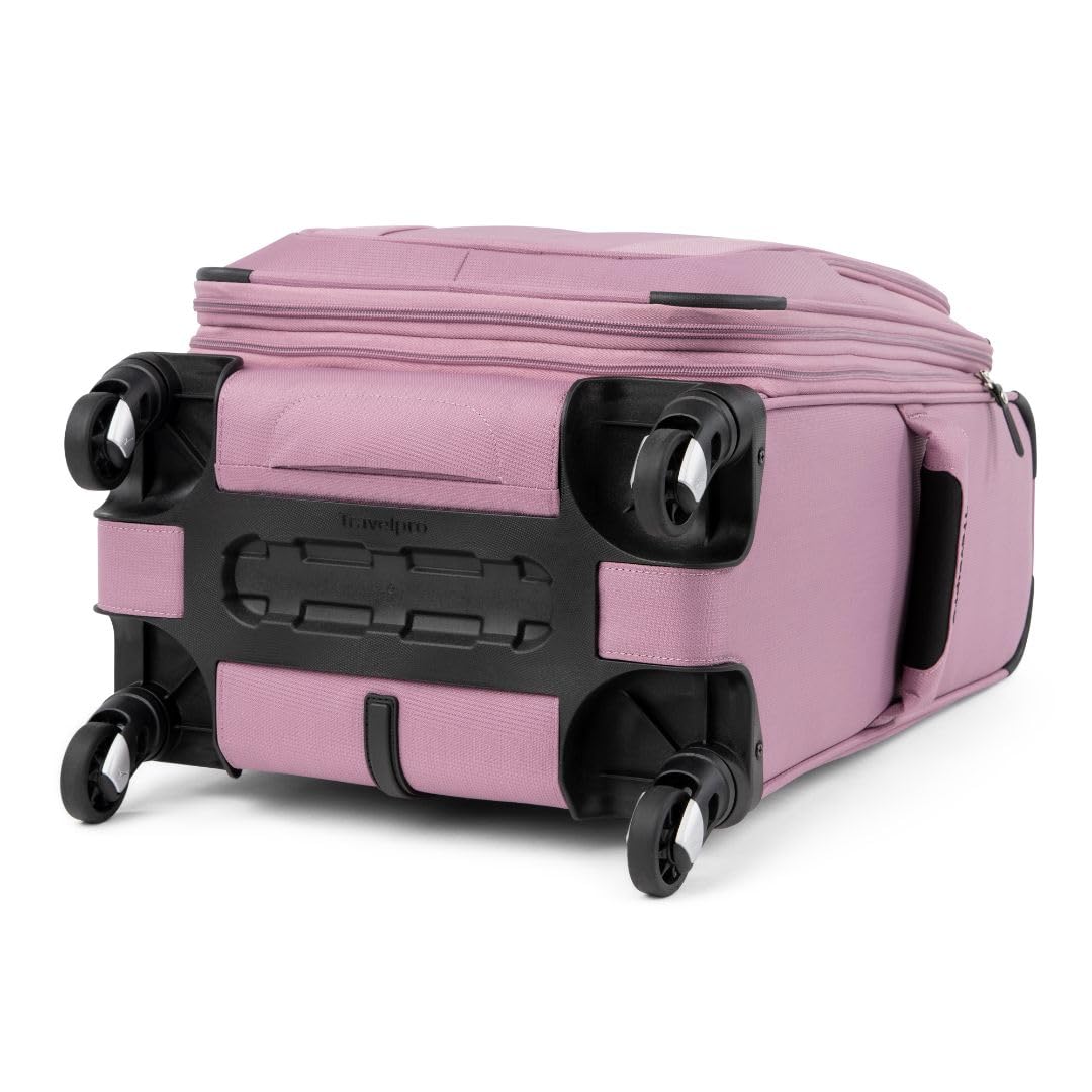 Travelpro Maxlite 5 Softside Expandable Luggage with 4 Spinner Wheels, Lightweight Suitcase, Men and Women ( Orchid Pink Purple , Carry-on 21-Inch ) Orchid Pink Purple Carry On 21 Inch U6