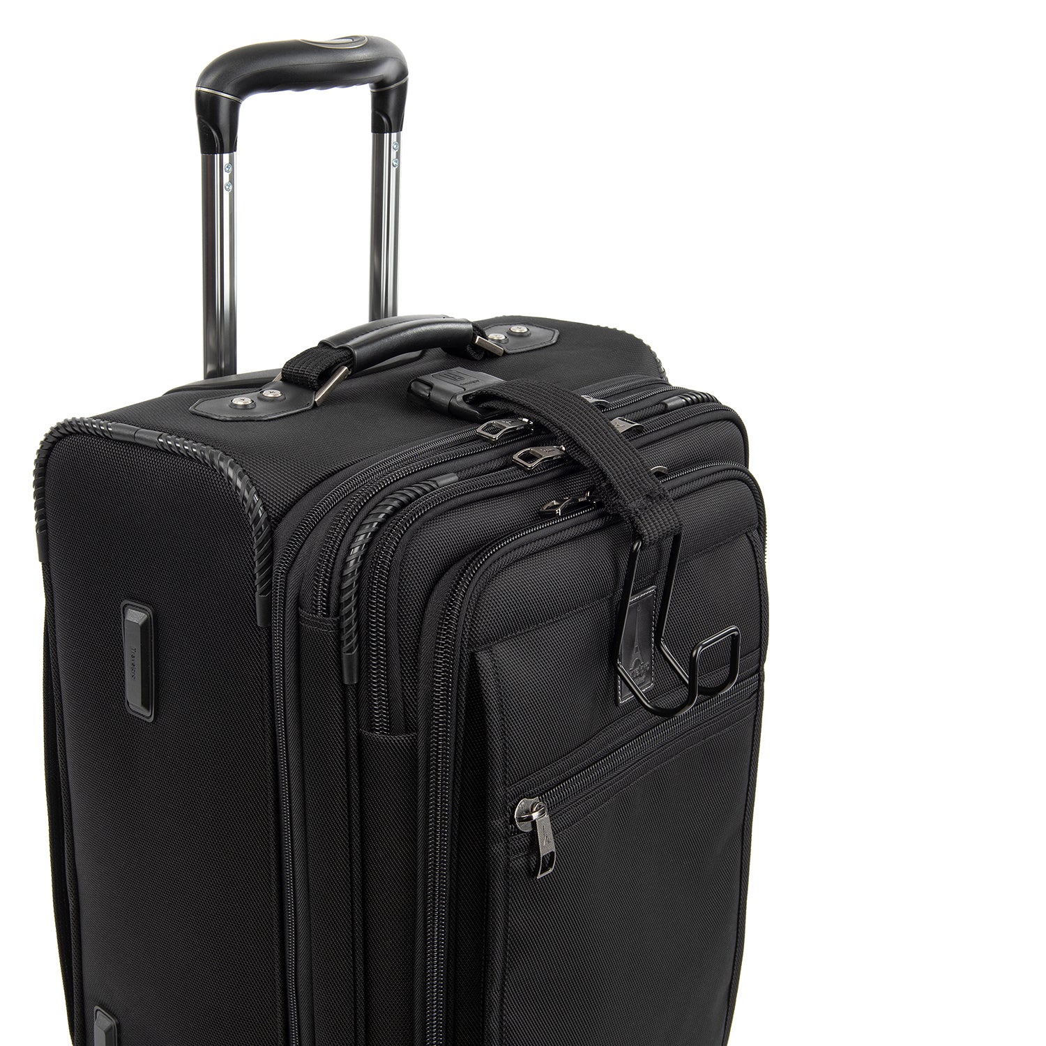 Travelpro Crew Expert Max Carry-on Expandable Rollaboard Jet Black One Size U1