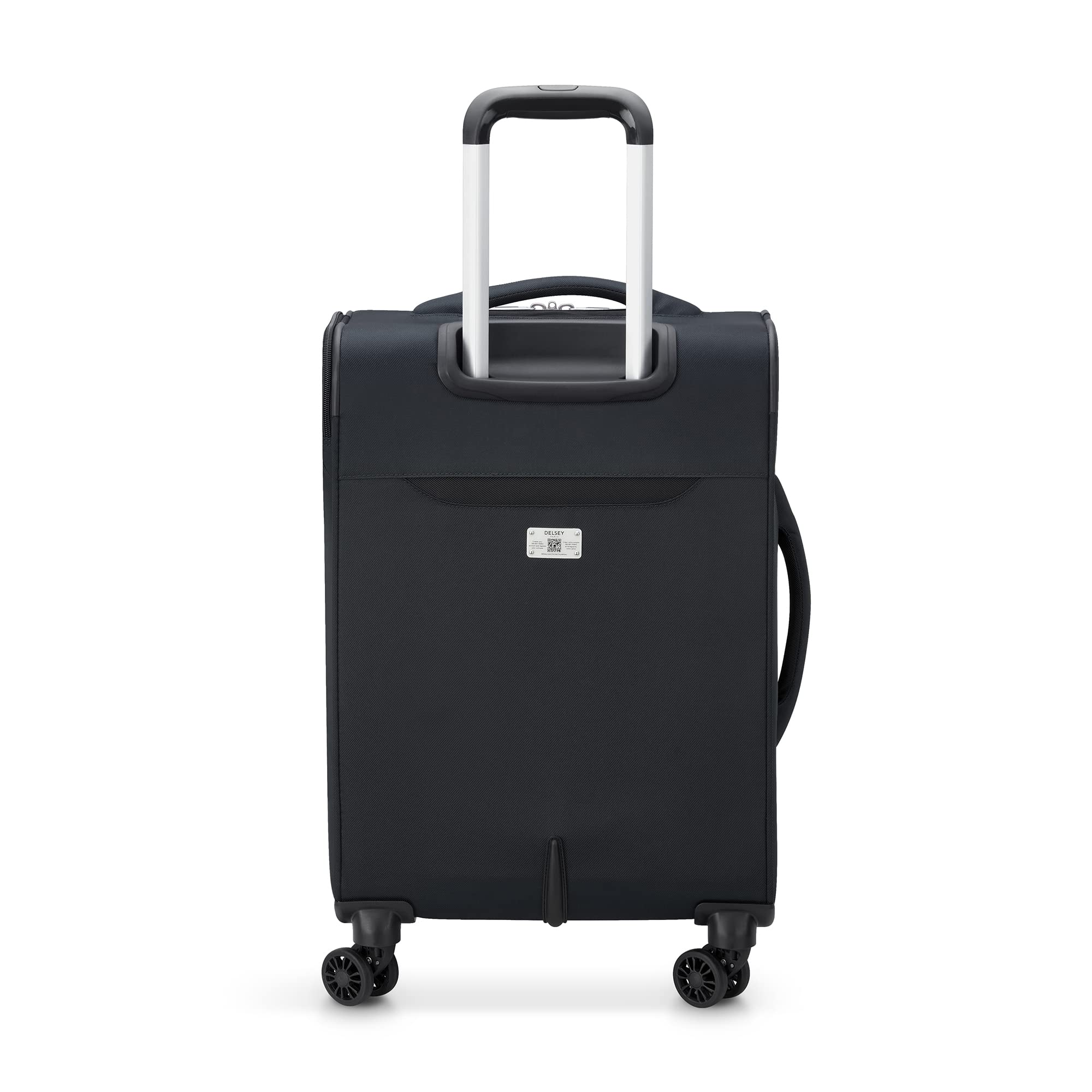 DELSEY Paris Sky Max 2.0 Softside Expandable Luggage with Spinner Wheels ( Black , Carry-on 21 Inch ) Black Carry On 21 Inch U4