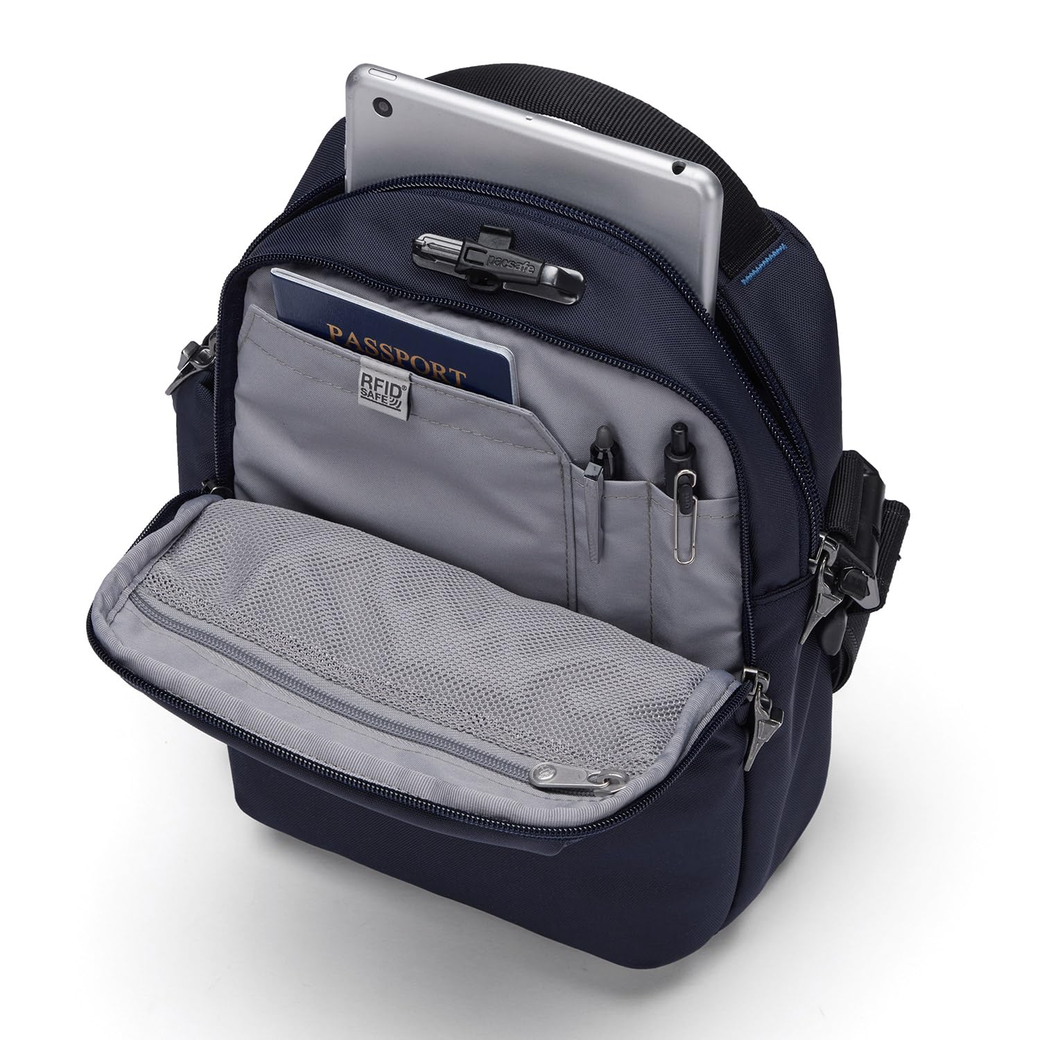 Pacsafe V Tour Crossbody ( Ocean , One Size ) Ocean One Size U2
