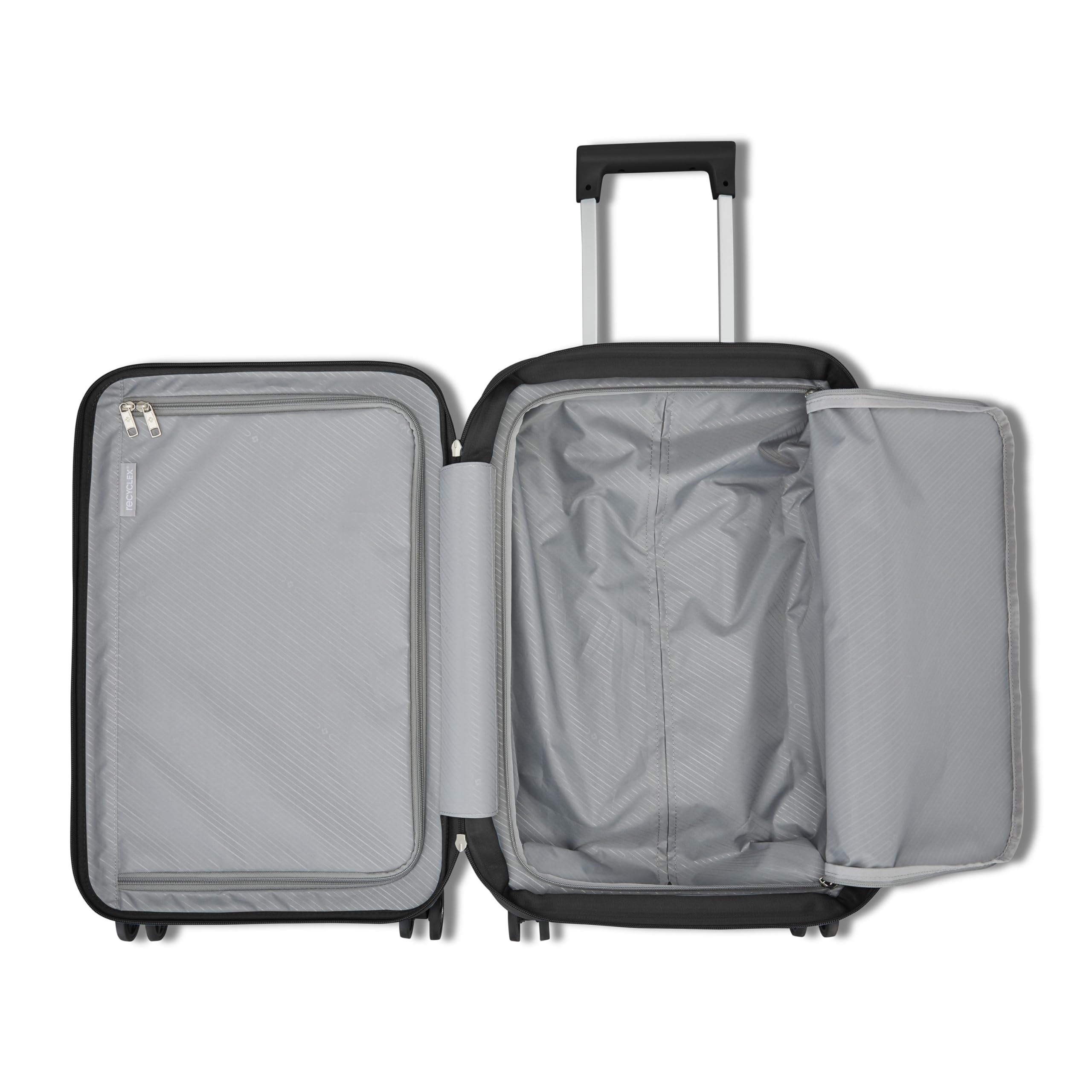 Samsonite UpLIFT Hardside Luggage with Spinner Wheels - Airline-Approved, TSA Lock, Adjustable Handle System - Polycarbonate Hard Suitcase for Ultra Lightweight Travel ( Phantom Black , Carry-On 19-Inch ) Phantom Black Carry On 19 Inch U1