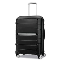 Samsonite Freeform Hardside 3-Piece Bundle | 21 and 28-Inch Spinners, Travel Pillow ( Black , One Size ) Black One Size U1