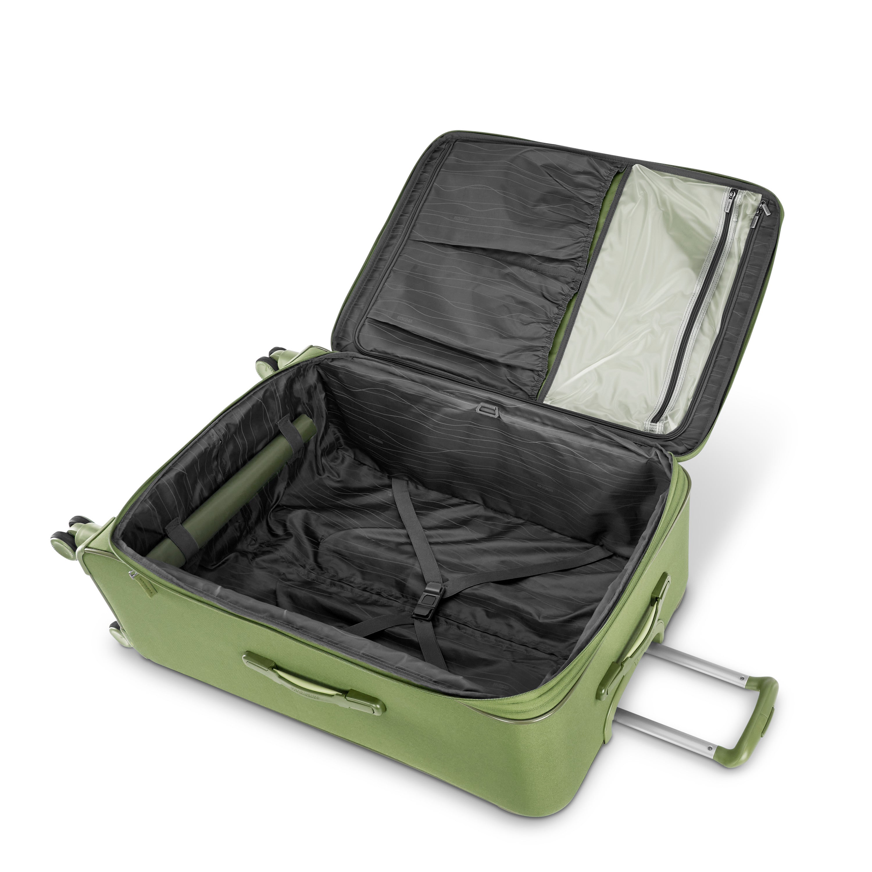 American Tourister Cascade Softside 4 Wheel Spinner, TSA Lock, Lightweight Suitcase, Men and Women U2